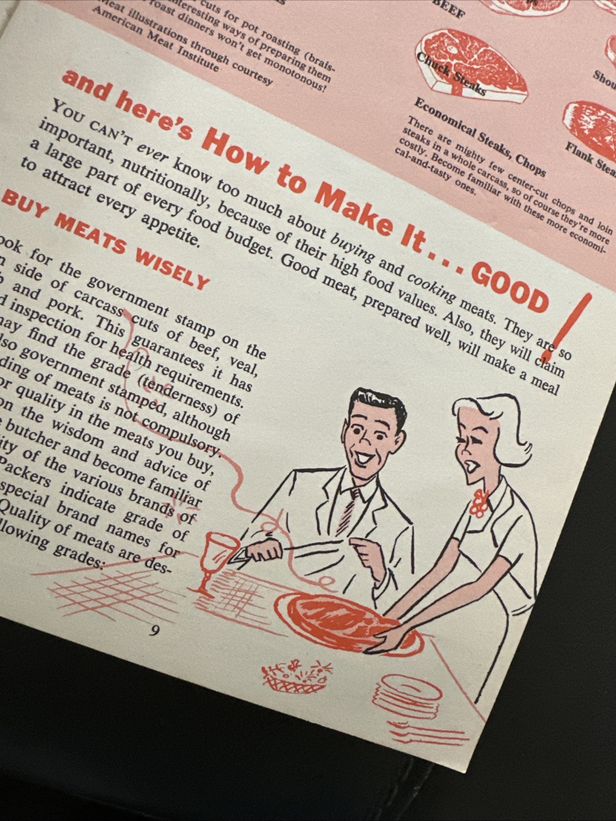 Cook Book Vintage 1953 The New Cooks By Edison Electric Institute 9X6&Prime; 53 pages