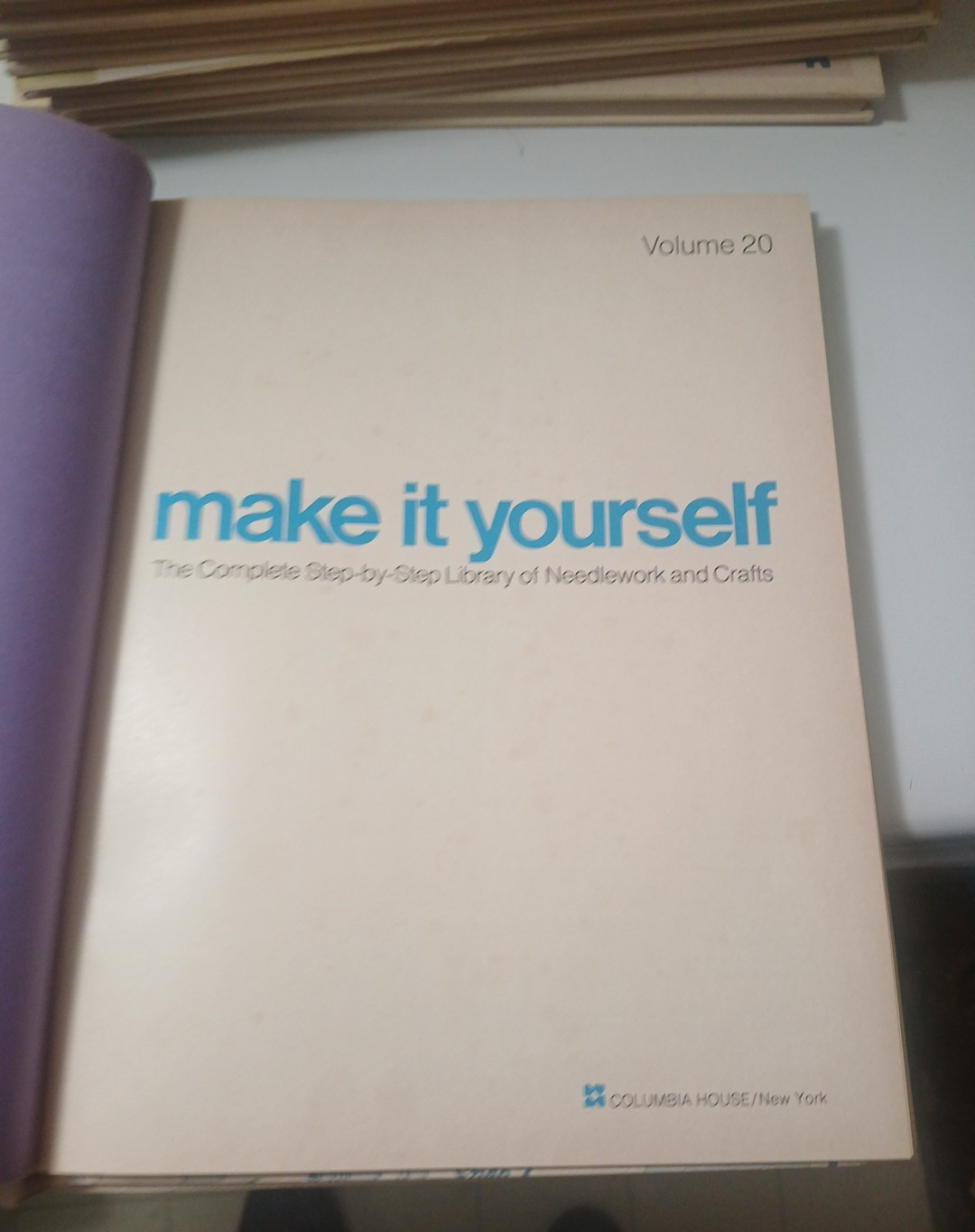 1970&rsquo;s Make It Yourself Complete Step By Step Needlework & Crafts Book Set