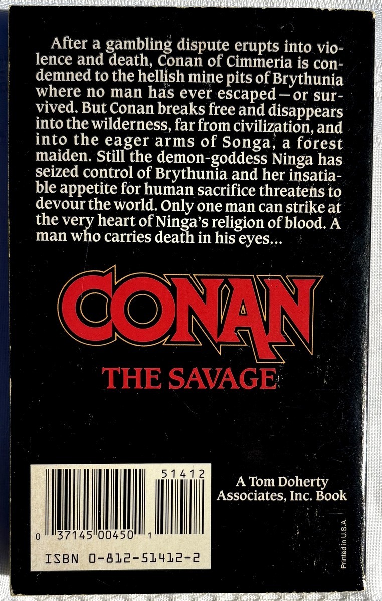 Conan The Savage (Adventures of Conan #28), Leonard Carpenter PB Good 0812514122