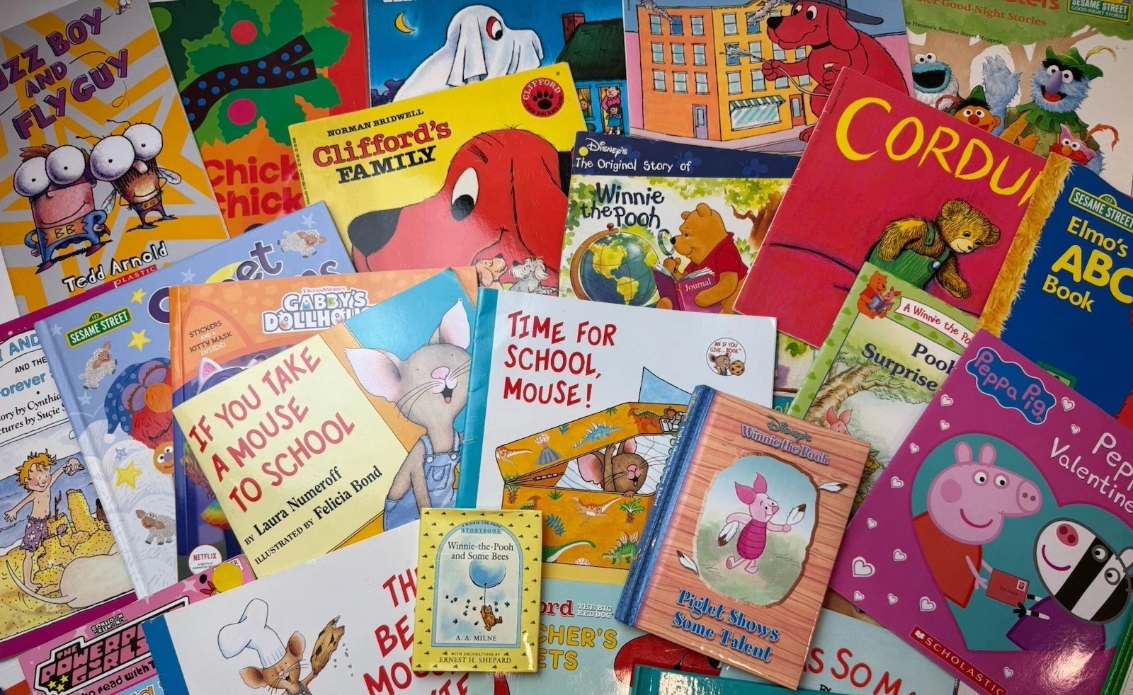 Random Lot of 20 Books for Children&rsquo;s/ Kids/ Toddler/Preschool/Daycare Paperback