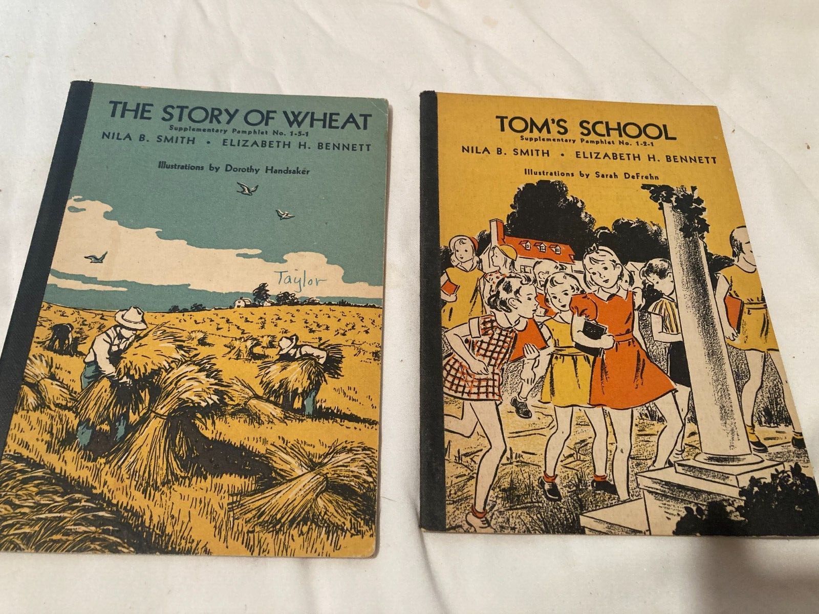 Vintage 1930&rsquo;s Silver Burdett Co. Supplementary Reading Pamphlet Books