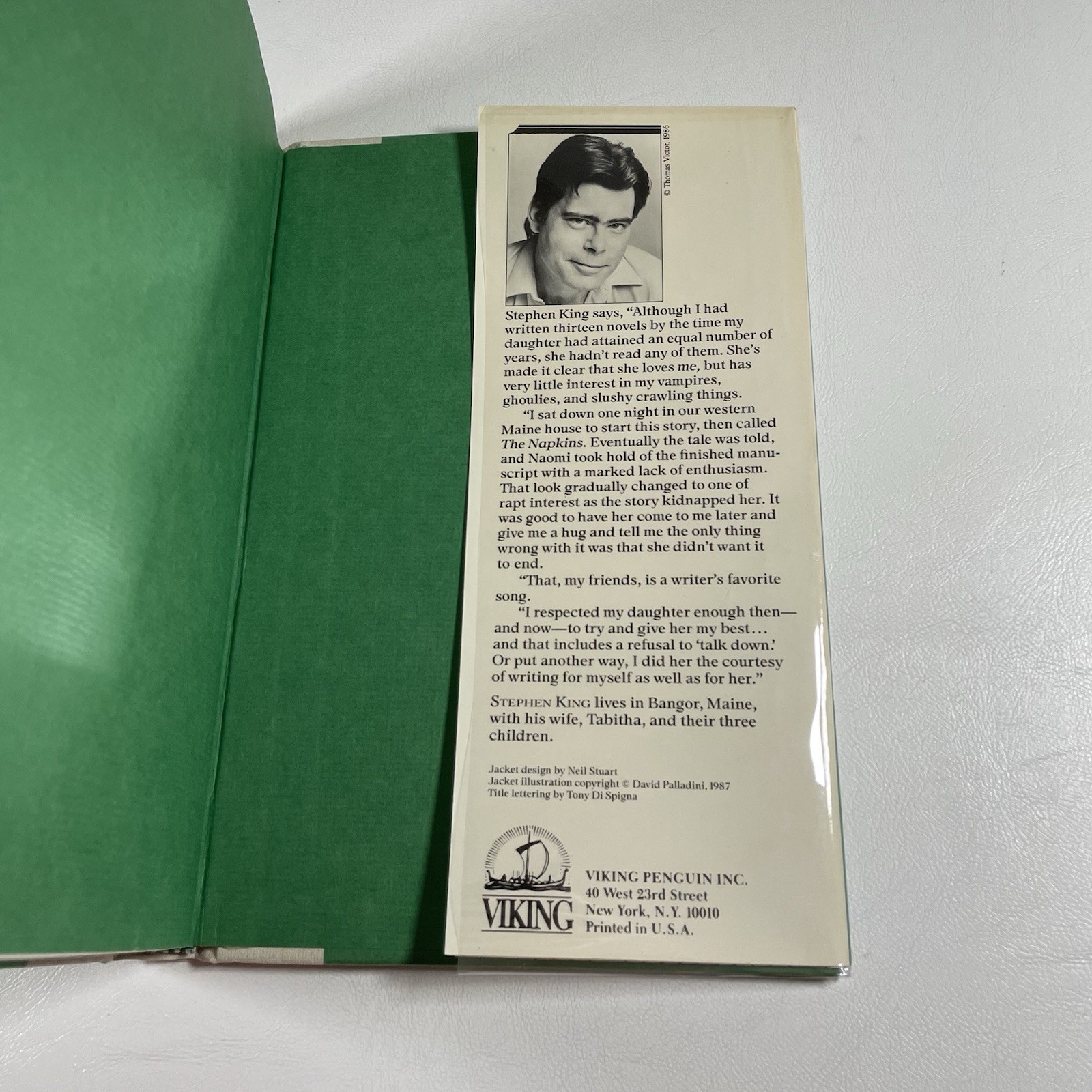 Stephen King The Eyes Of The Dragon Hardcover Book 1987 Viking Penguin Preowned
