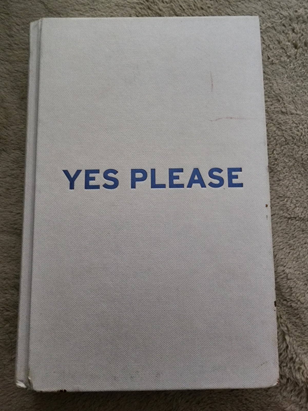 Yes Please by Amy Poehler, Acceptable Hard Cover Book