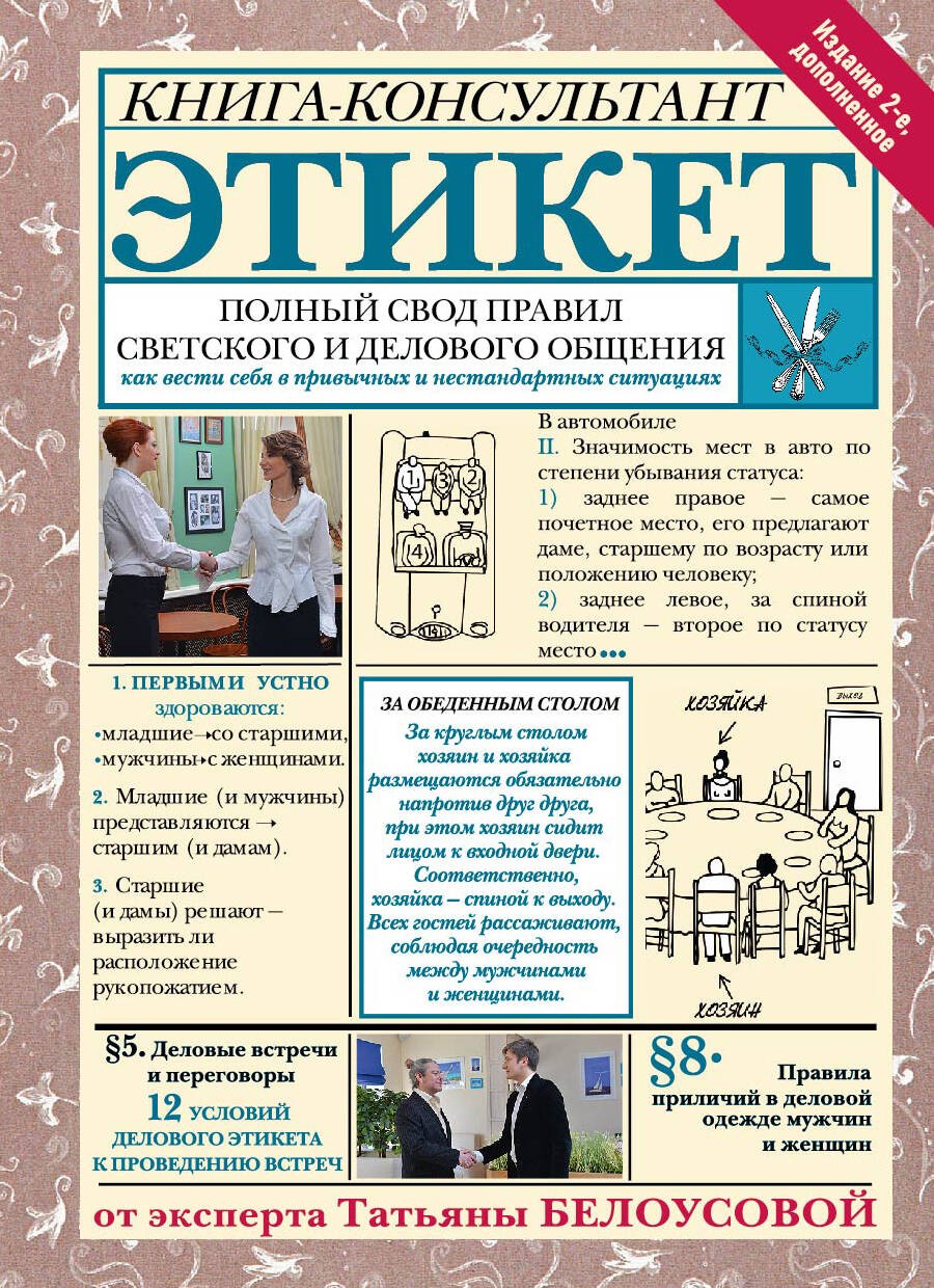 Этикет: Полный свод правил светского и делового общения. Издание 2-е, дополненно