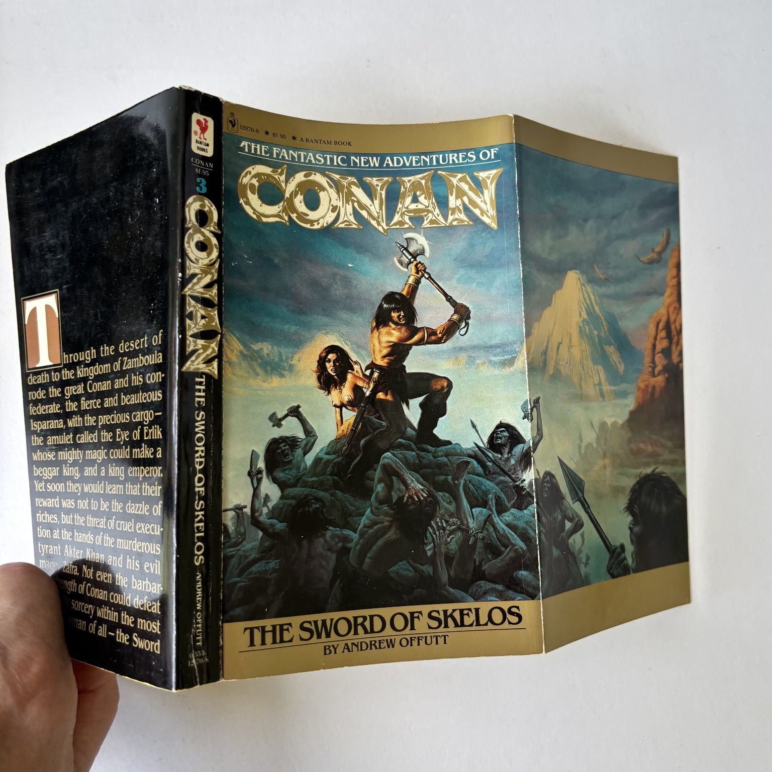 Conan Book Lot 4x Fantasy Paperbacks Tor Bantam Carpenter Green Perry Offutt