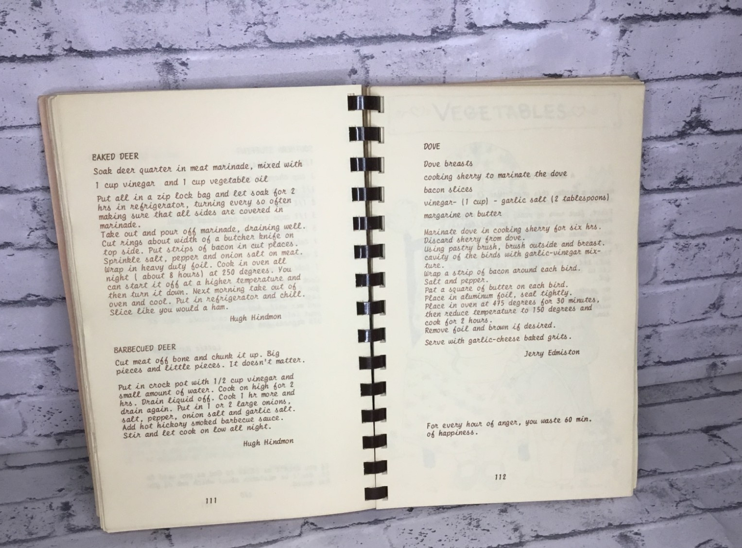 VTG 1984 Trinity&rsquo;s Country Cooking Talladega AL. used 241 pages