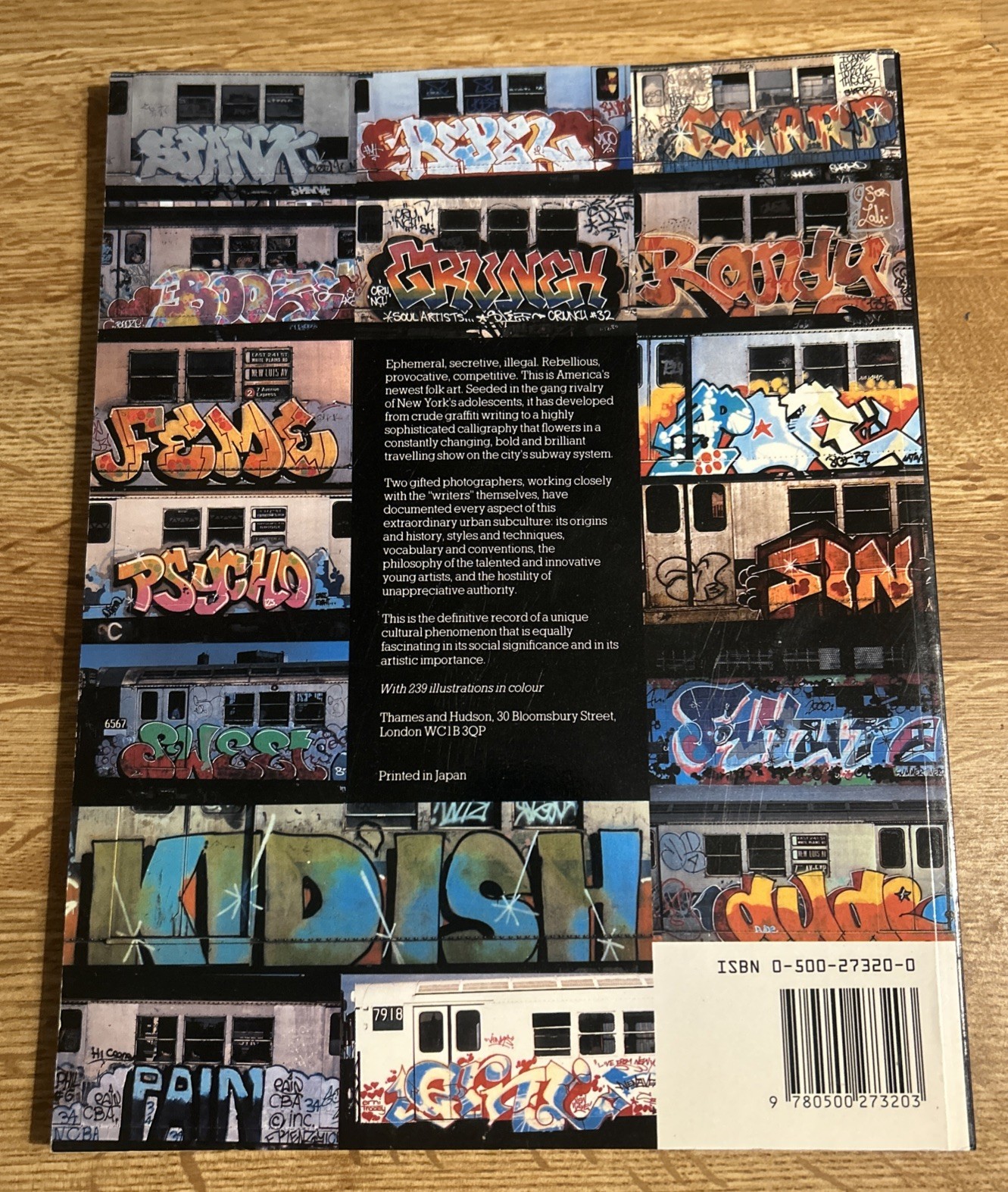 Subway Art – Martha Cooper & Henry Chalfont Thames & Hudson 2000 Reprint
