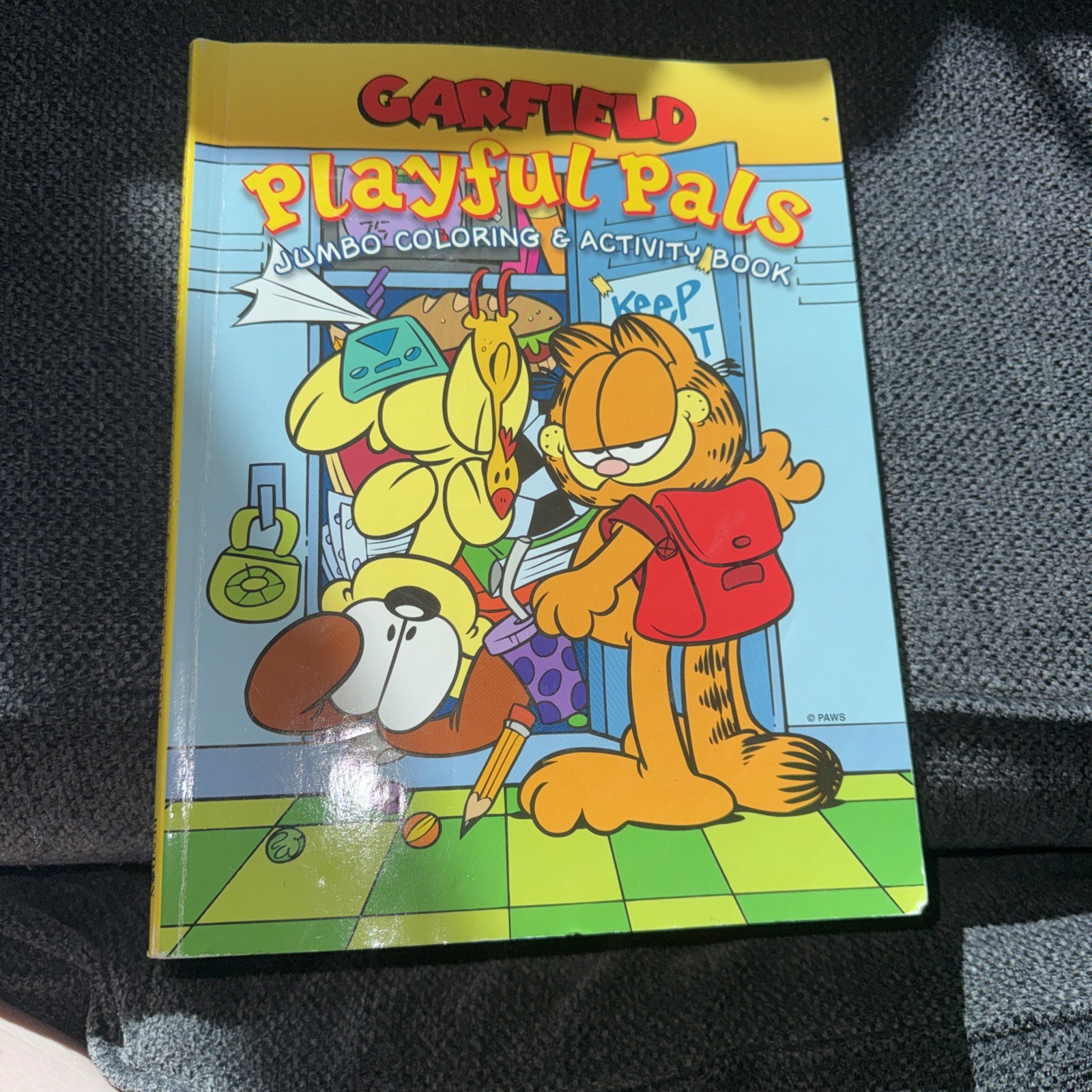 2003 Vintage Garfield Playful Pals Jumbo Coloring And Activity Book Used Bendon