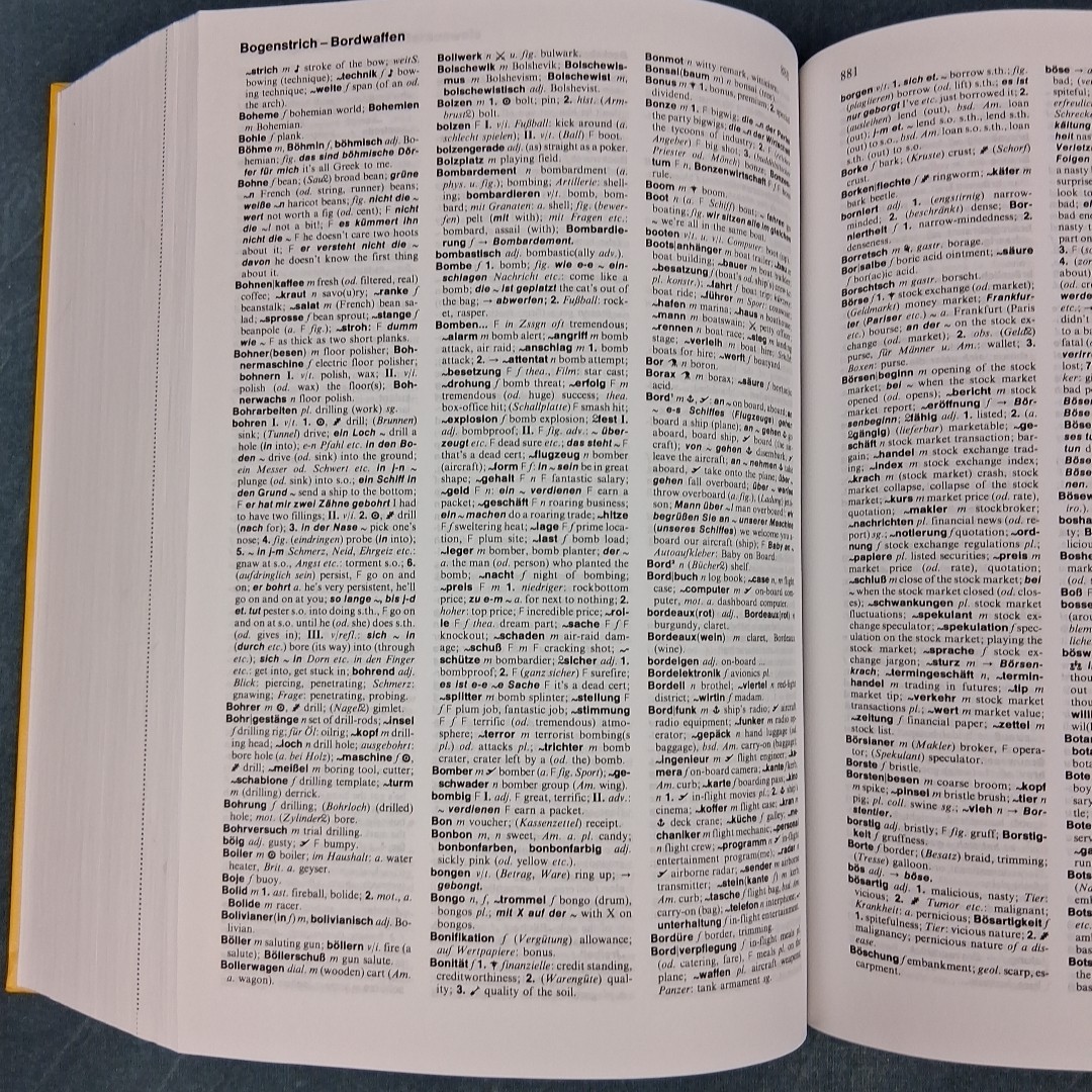 Langenscheidts Handwörterbuch Englisch German-English Bilingual Dictionary