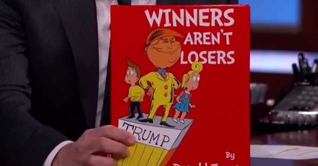 « Hardcover » Winners Aren&rsquo;t Losers Children&rsquo;s Book Donald Trump Jimmy Kimmel Maga
