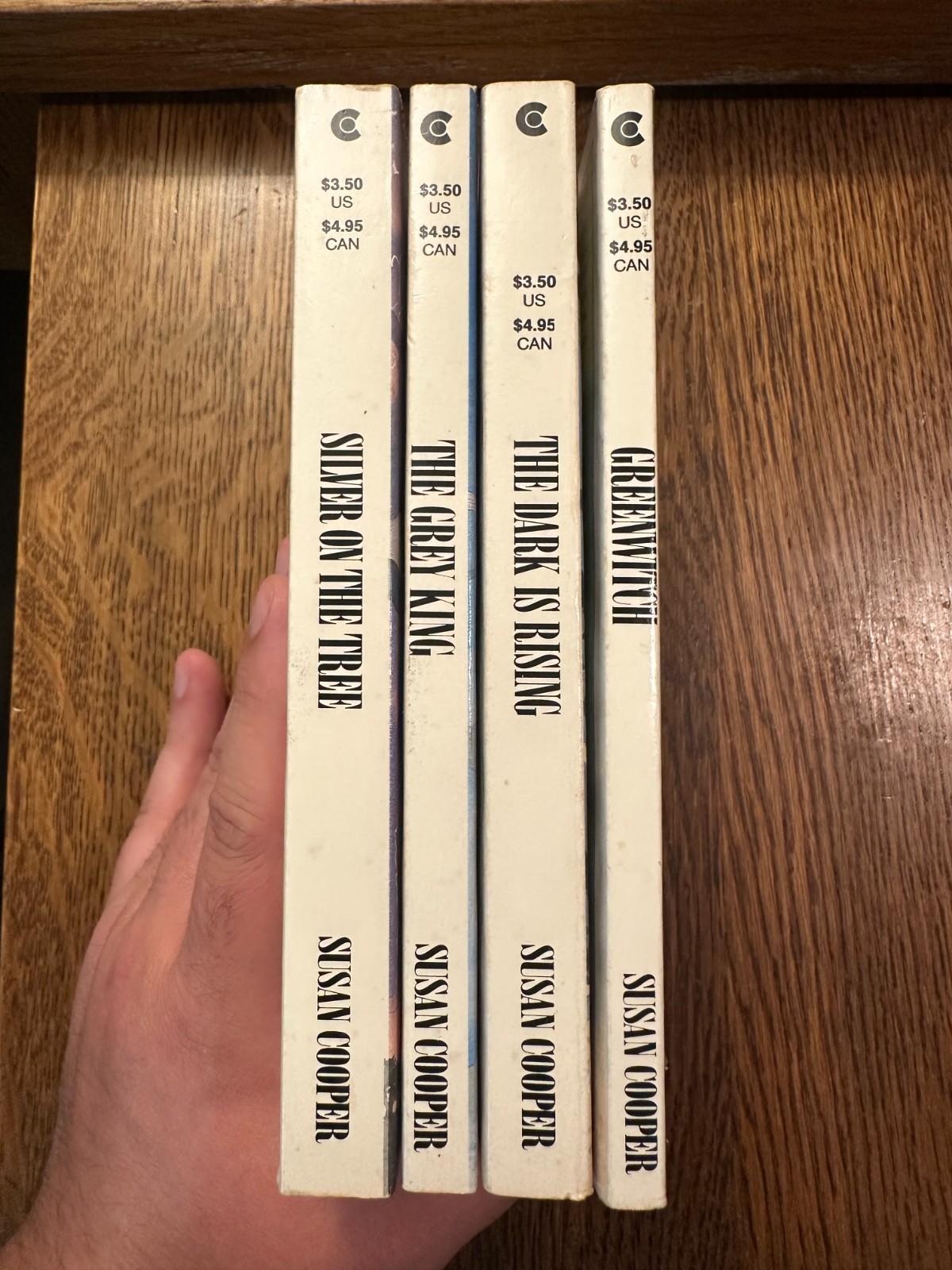 1986 Collier Books THE DARK IS RISING SEQUENCE 4 Book Box Set by Susan Cooper