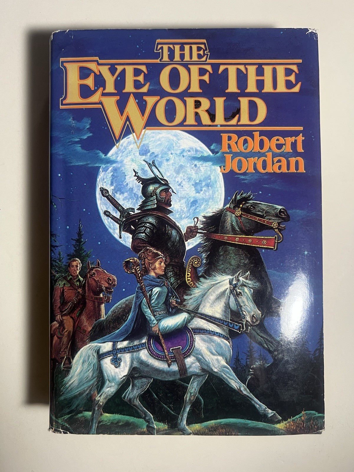 THE EYE OF THE WORLD (HARDCOVER, BCE 1990) ROBERT JORDAN WHEEL OF TIME BOOK HCDJ