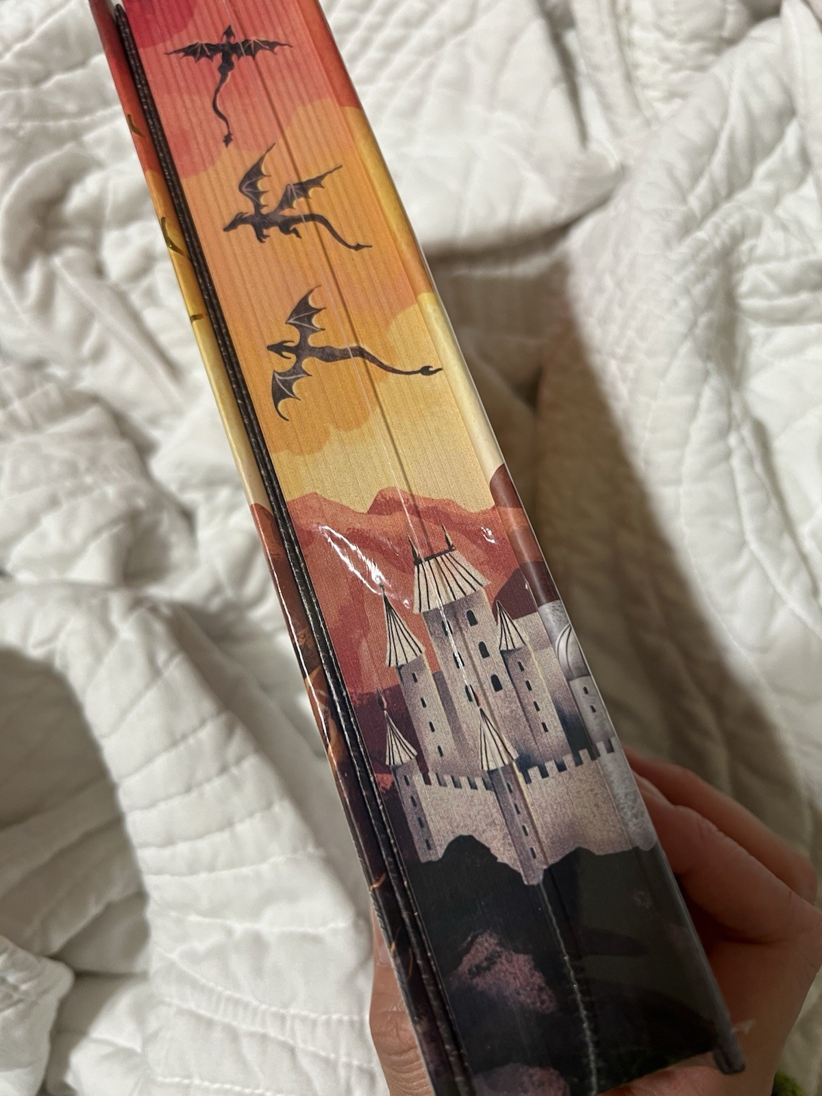Fourth Wing by Rebecca Yarros (2023, Hardcover) Greek Edition Sprayed Edges