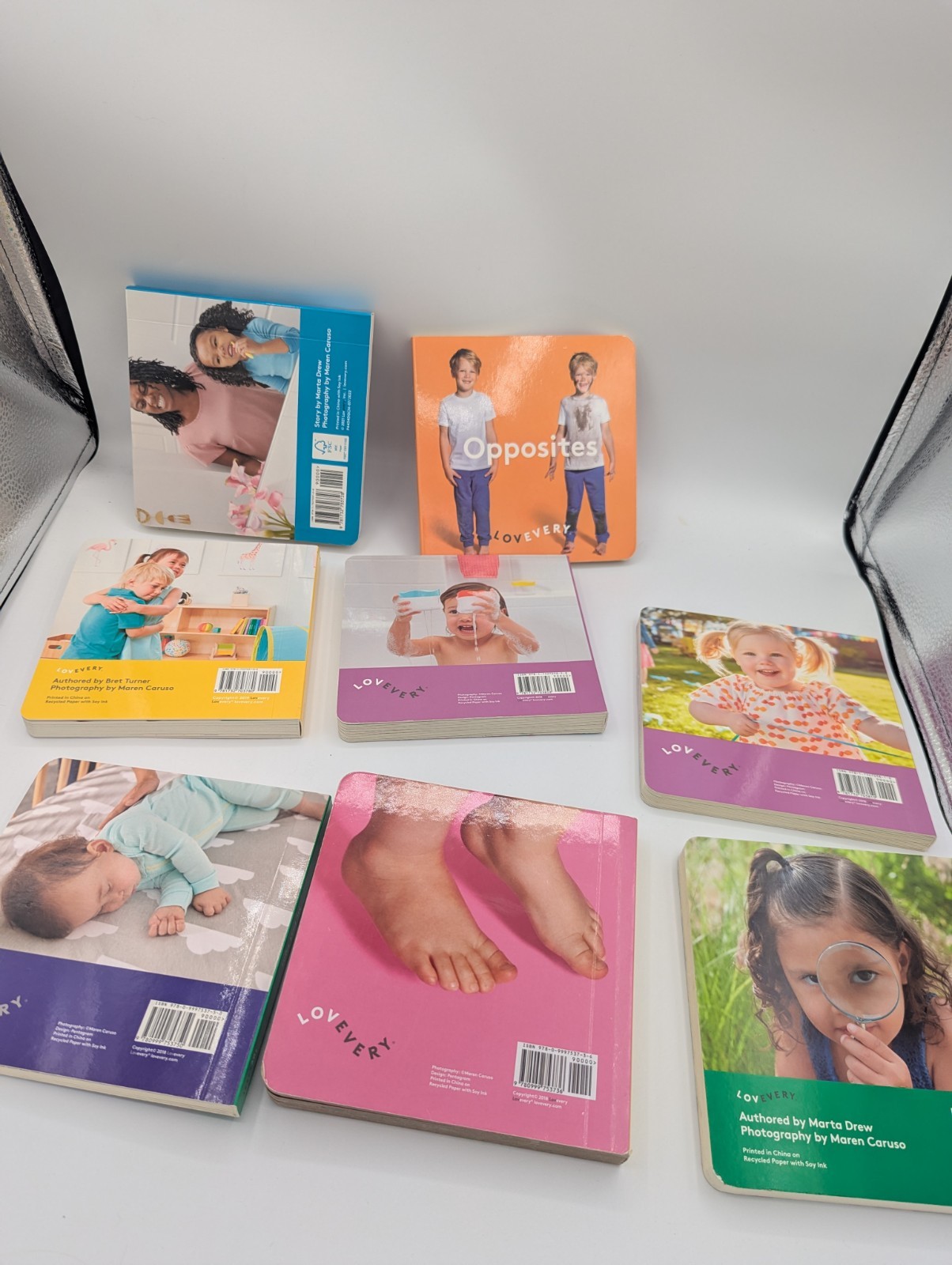 Lot Of 8 Lovevery Board Hardcover Books Preschool Toddler Learning