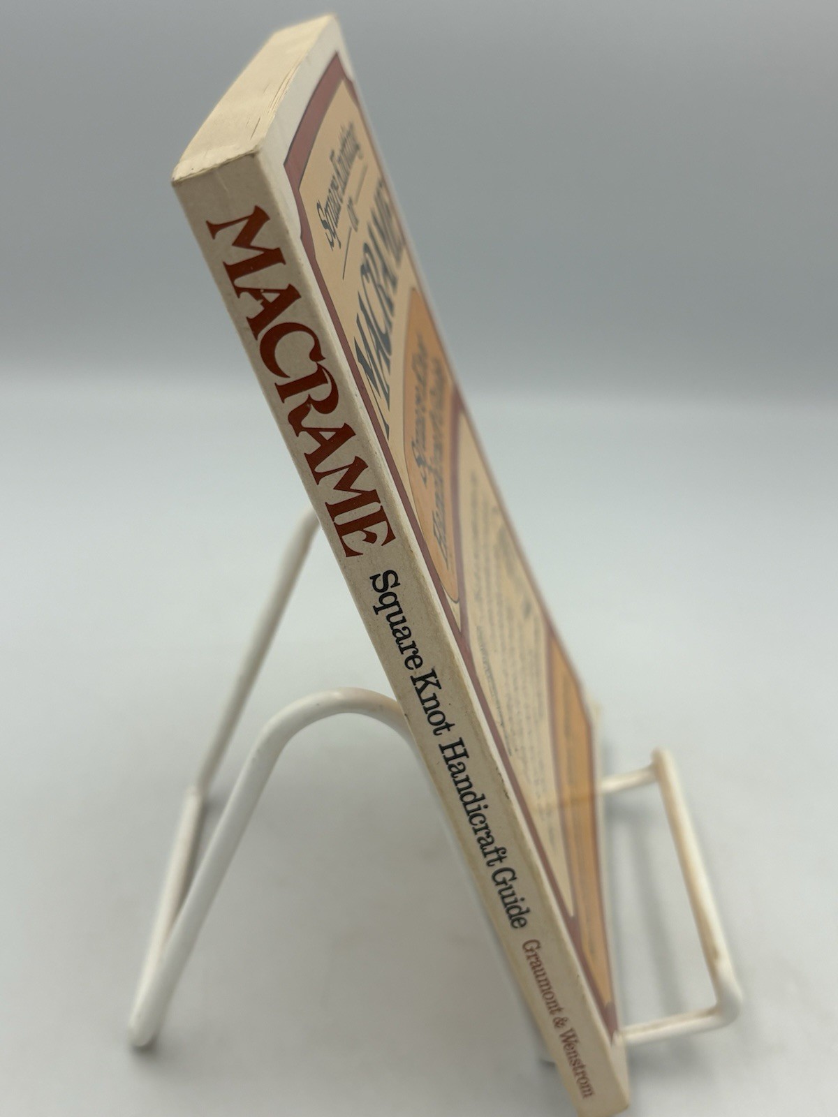 Square Knotting Or Macrame – Raoul Graumont (1949) Vintage Paperback