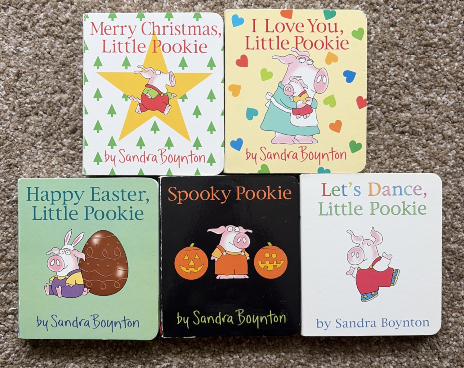 Lot 21 Board Books by SANDRA BOYNTON Little Pookie, Moo/Boo Baa La La VERY GOOD