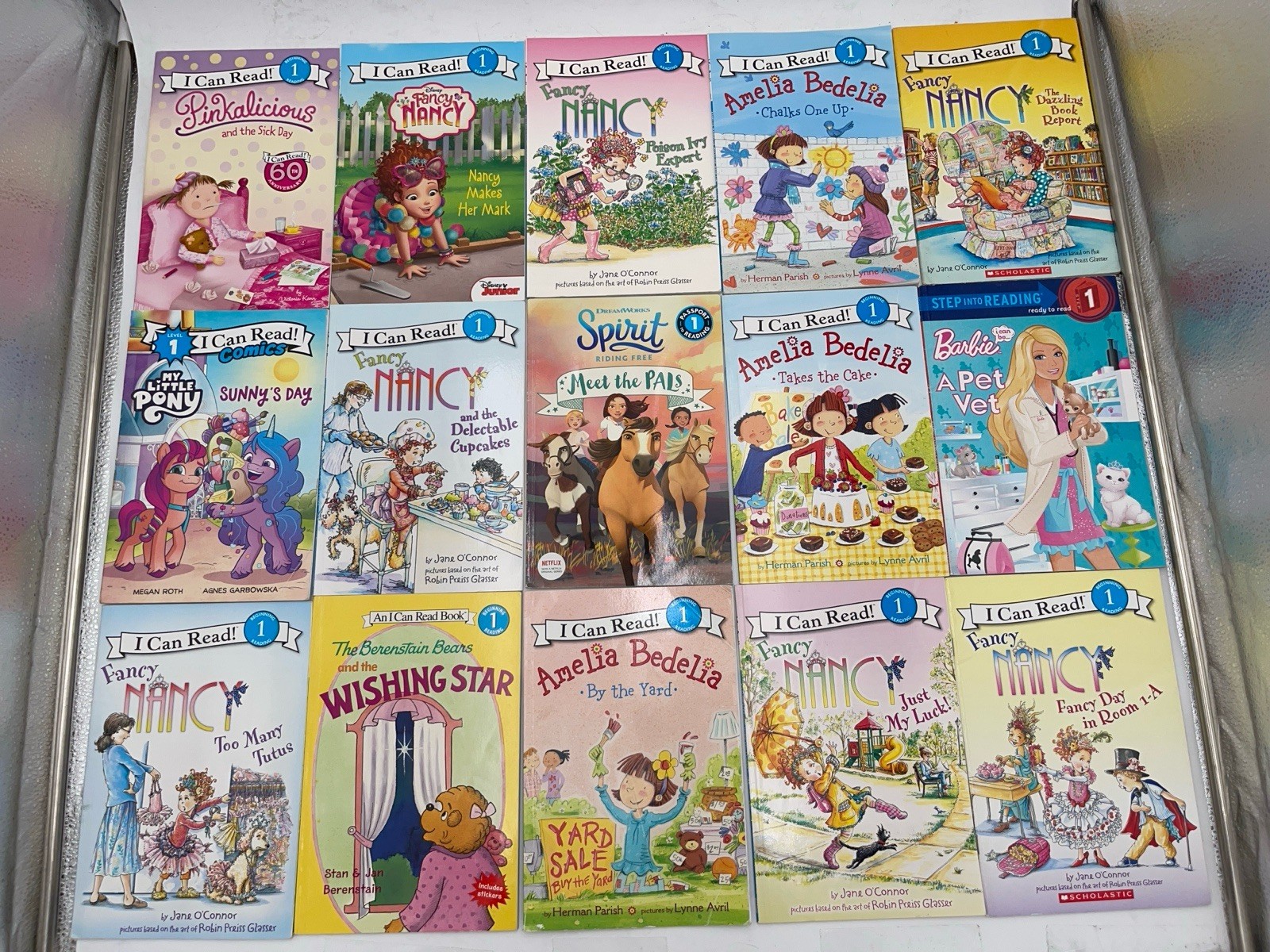 Lot of 10 GIRL Level 1 BOOKS RL Ready to I Can Step into Learn Read *RANDOM*