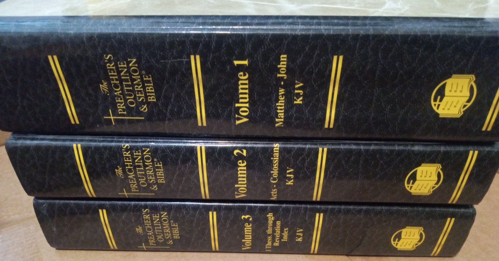 The Preacher&rsquo;s Outline & Sermon Bible—KJV—-3 Volume Set—-NO SLIPCASE