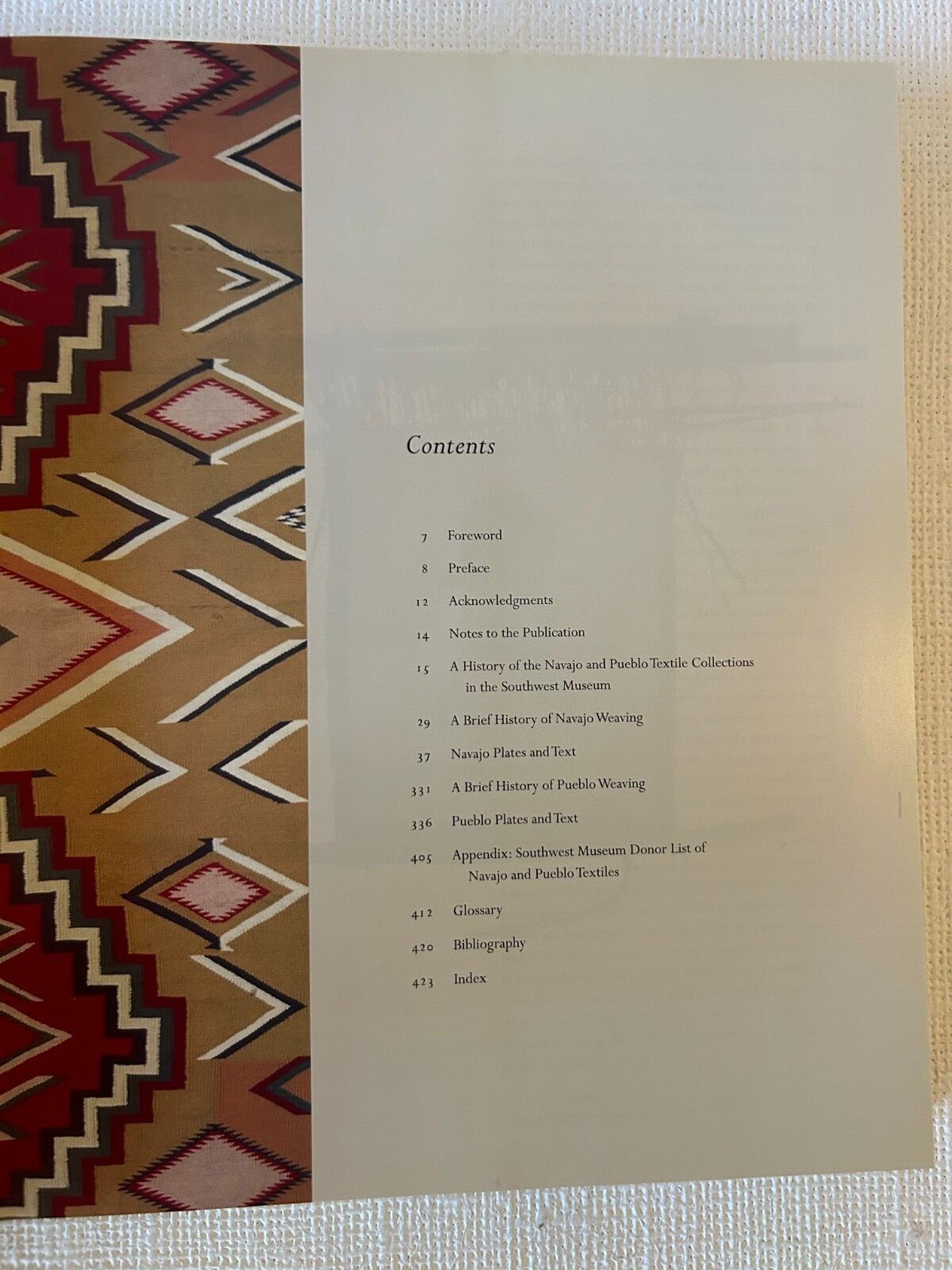 Southwest Textiles Weaving of the Navajo and Pueblo; Kathleen Whitaker; +CD-ROM