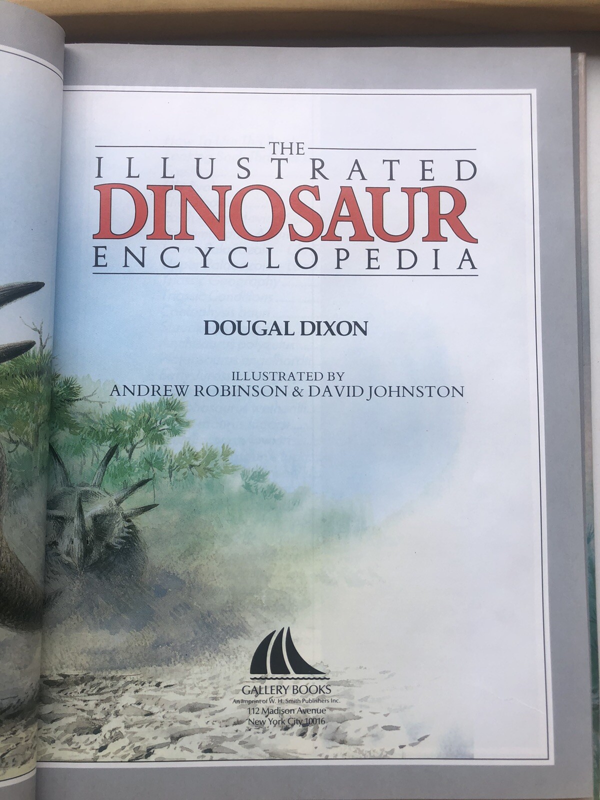 Illustrated Dinosaur Encyclopedia by Dougal Dixon (1988, Hardcover)