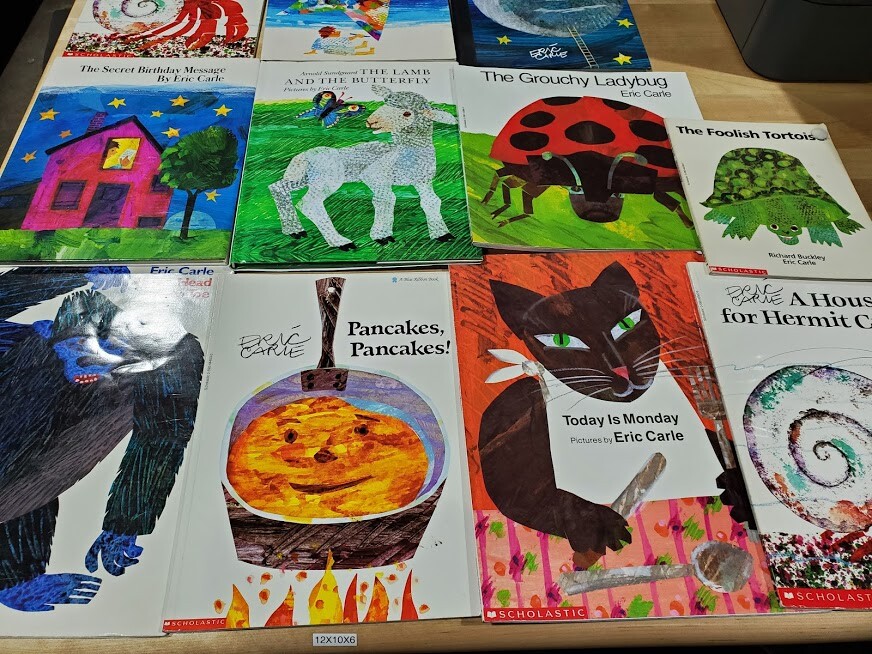 Lot of 10 Eric Carle PB/HC Picture Books for Children&rsquo;s Kid Toddler *Random Mix*