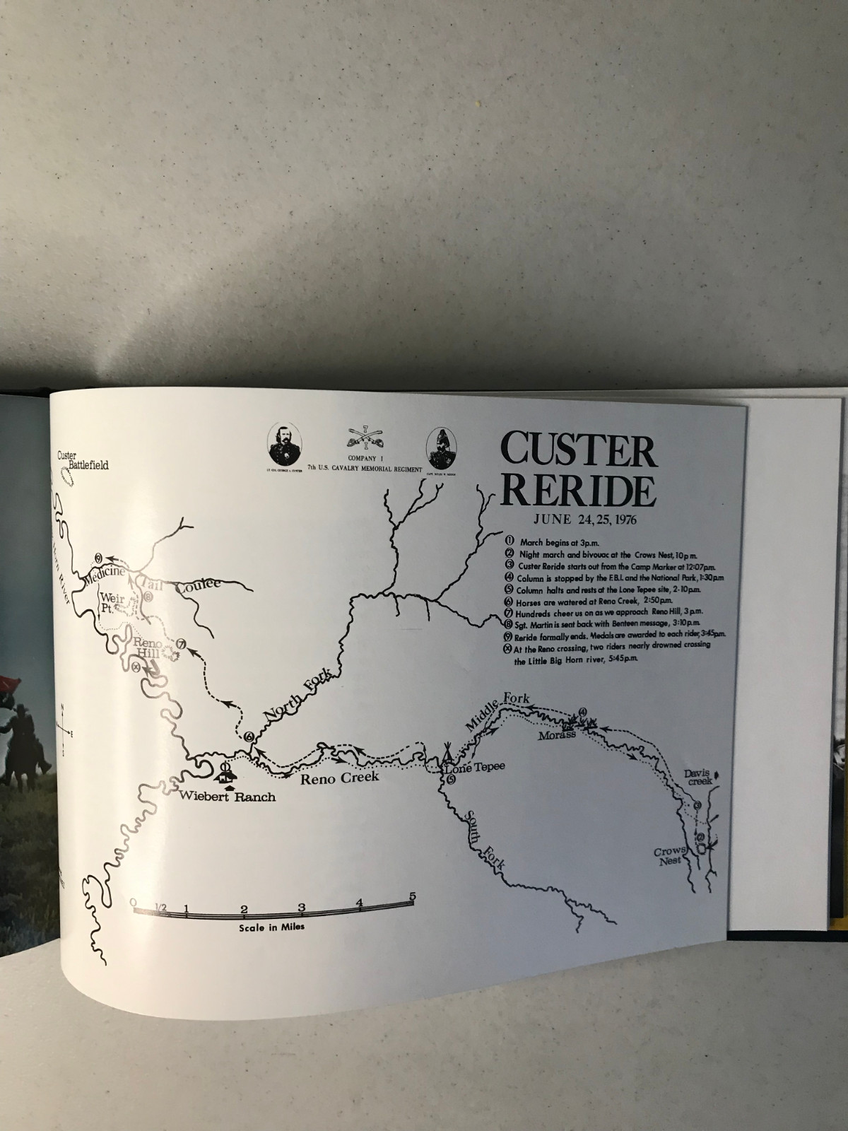 Custer Centennial Observance 1978 Leather HC Signed FitzJames Art 11/50