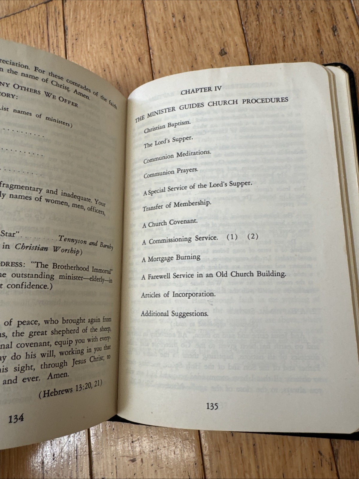 Minister&rsquo;s Service Manual – Hardcover By Hutton, Samuel Ward 1967 Third Printing