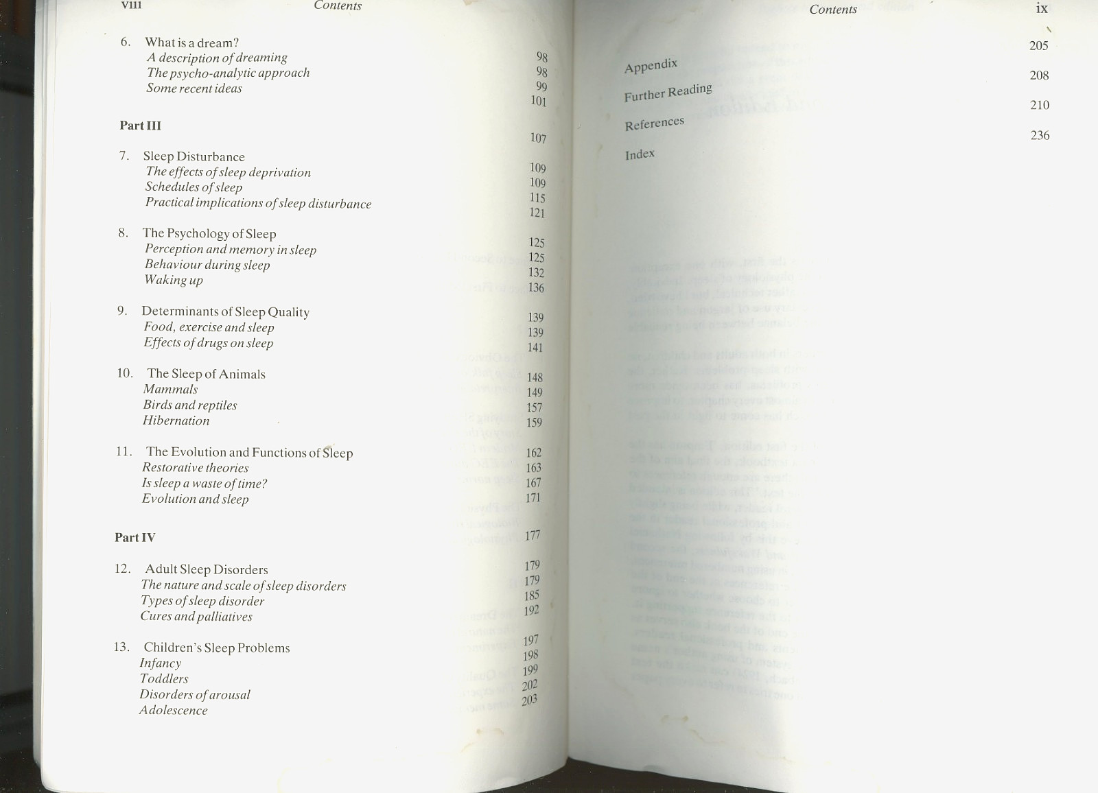 Sleep and Dreaming 2ed Ed Revised Jacob Empson 242 Pages 9 1/8&Prime; Index LR4-B