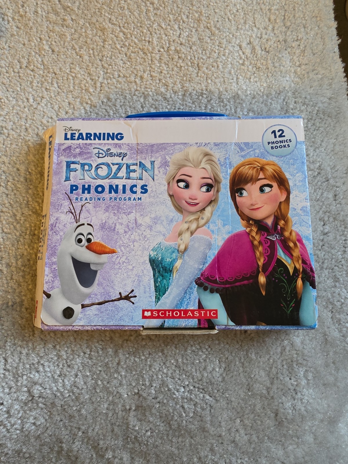 Phonics Reading Program Disney Frozen Boxed Set Scholastic 12 Books Short/Long