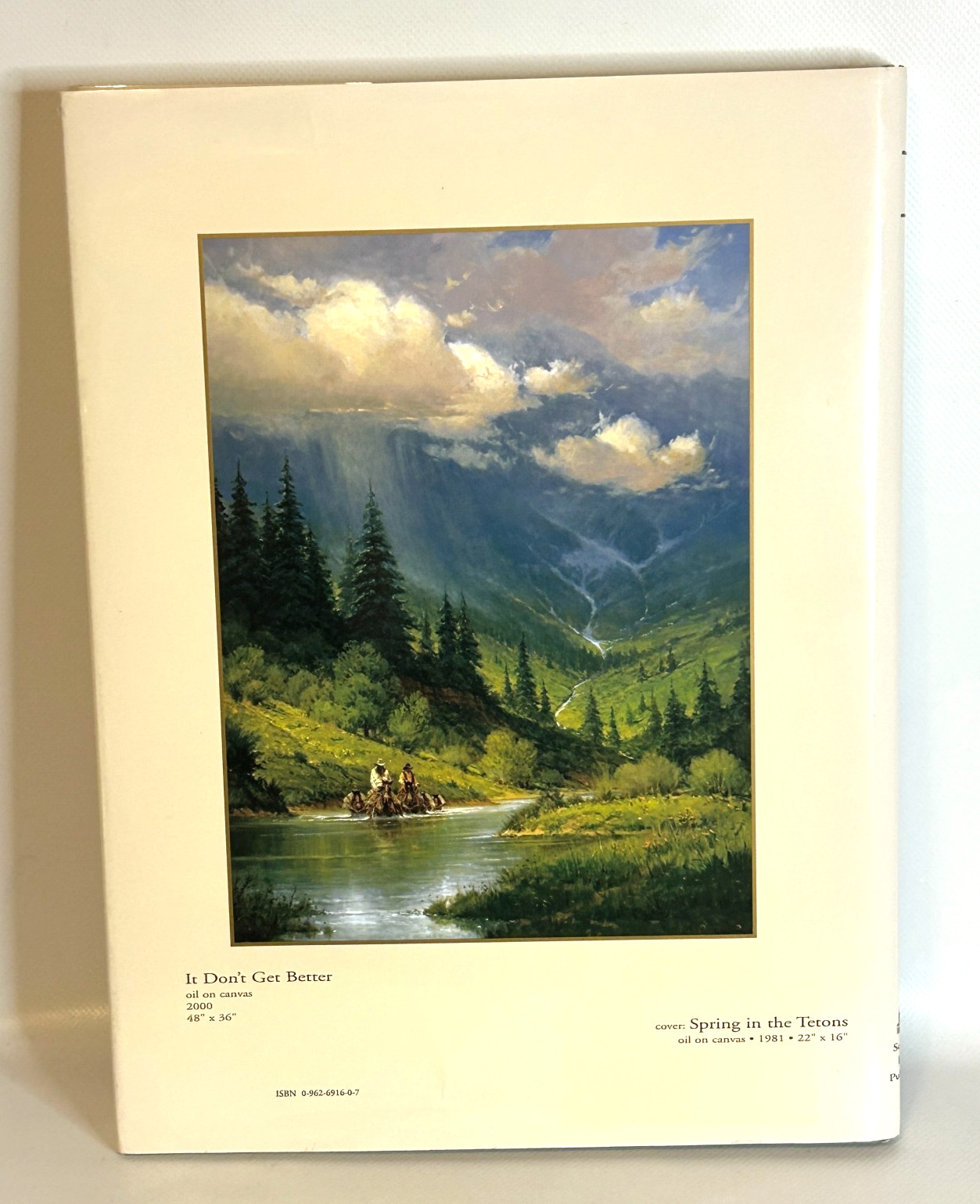 G. Harvey The Western Series 2001 Hardcover Art Book