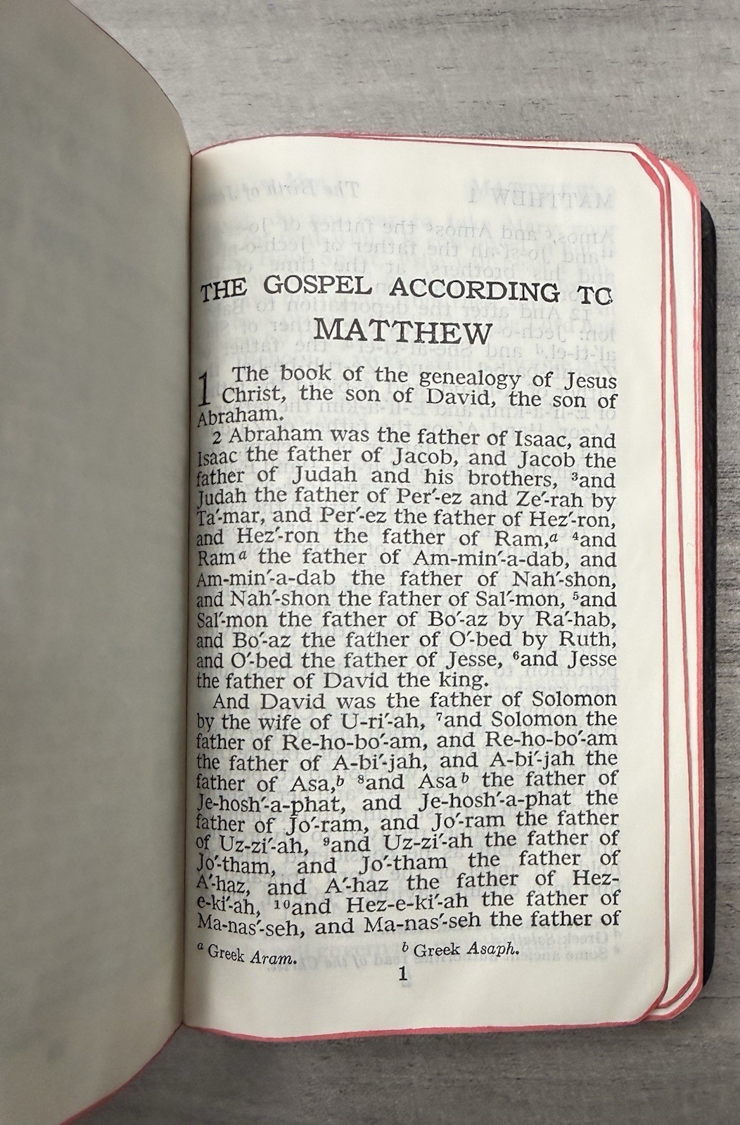 VTG Thinline 1946 Pocket New Testament RSV Black Leather 691X Nelson ~ 4.9&Prime; x 3&Prime;
