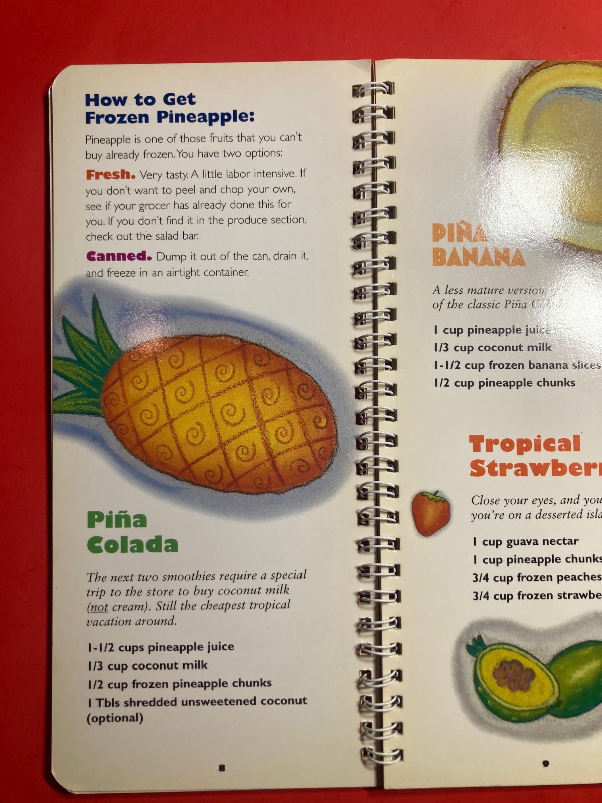 Smoothies (Klutz) – BEVERAGE RECIPES 16 PAGES Johnson, Anne Akers –