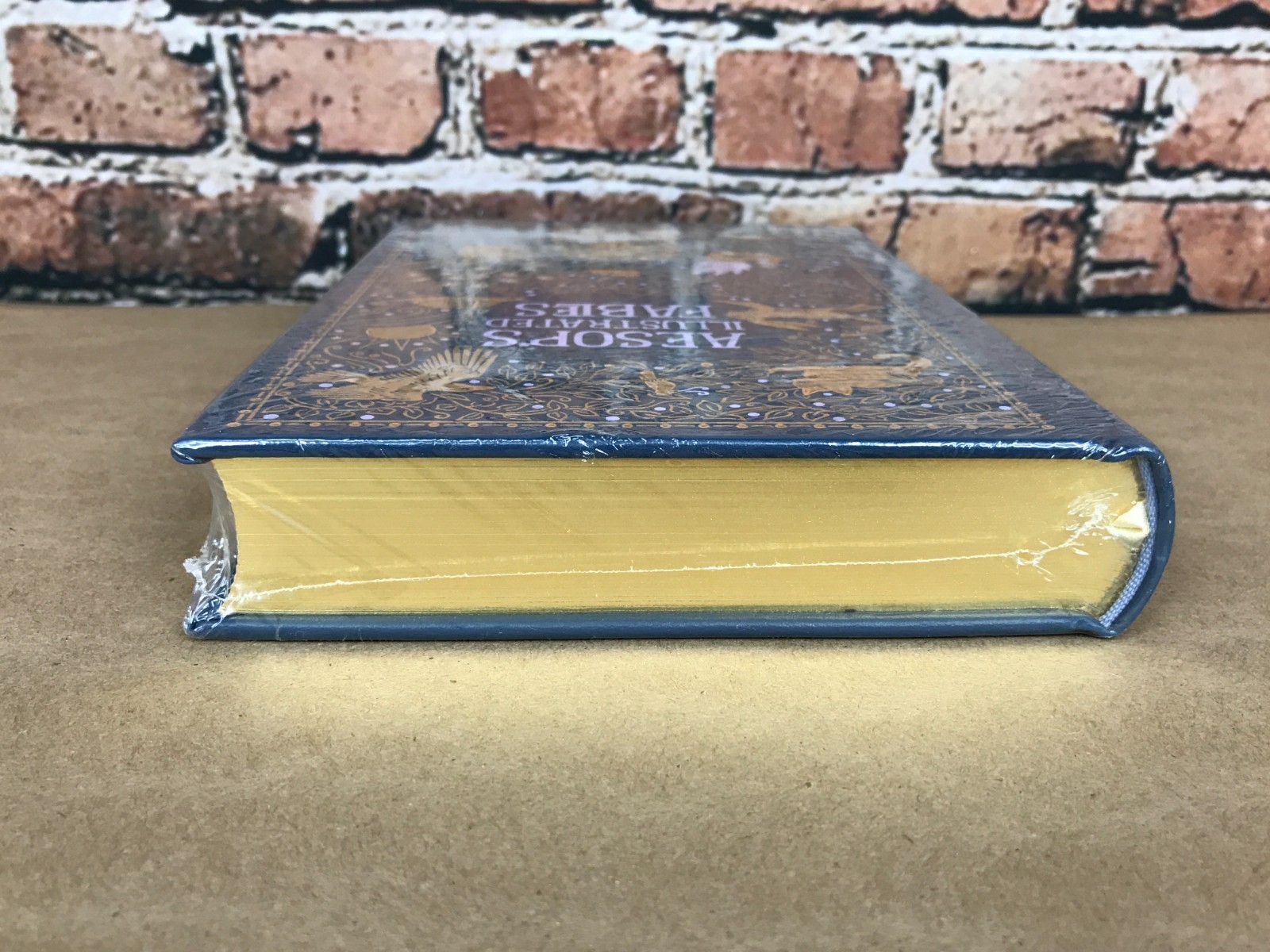 AESOP&rsquo;S ILLUSTRATED FABLES by Aesop Leather Bound Collectible NEW