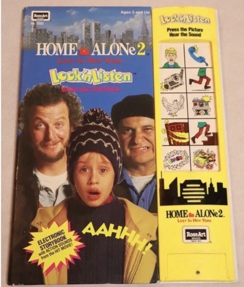 HOME ALONE 2 LOST NEW YORK VTG SOUND & STORYBOOK LOOK &lsquo;N LISTEN ELECTRONIC 1992