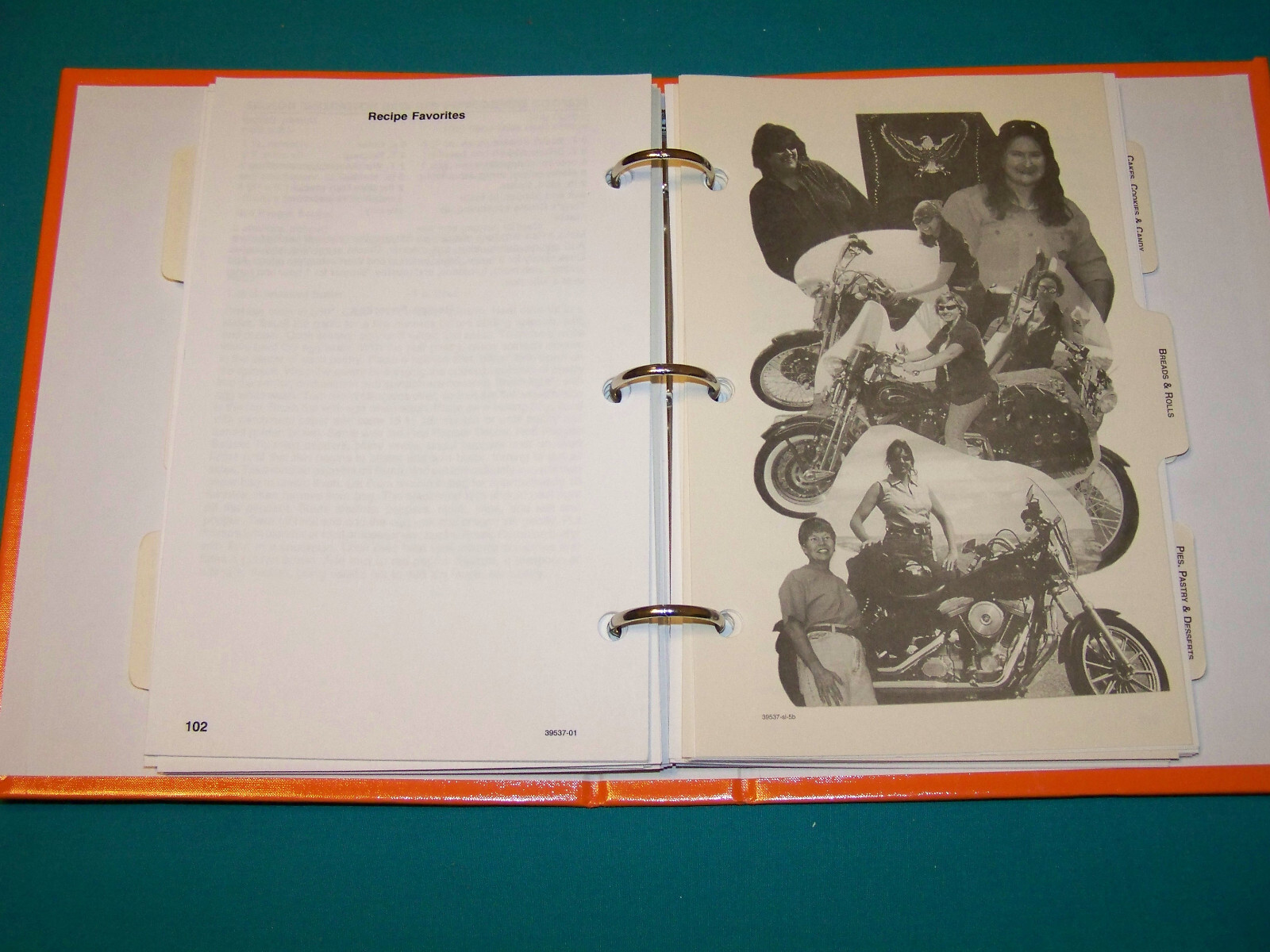 Ladies of Harley Raleigh HOG Cookbook Food, Friends and Motorcycles 2001 Photos