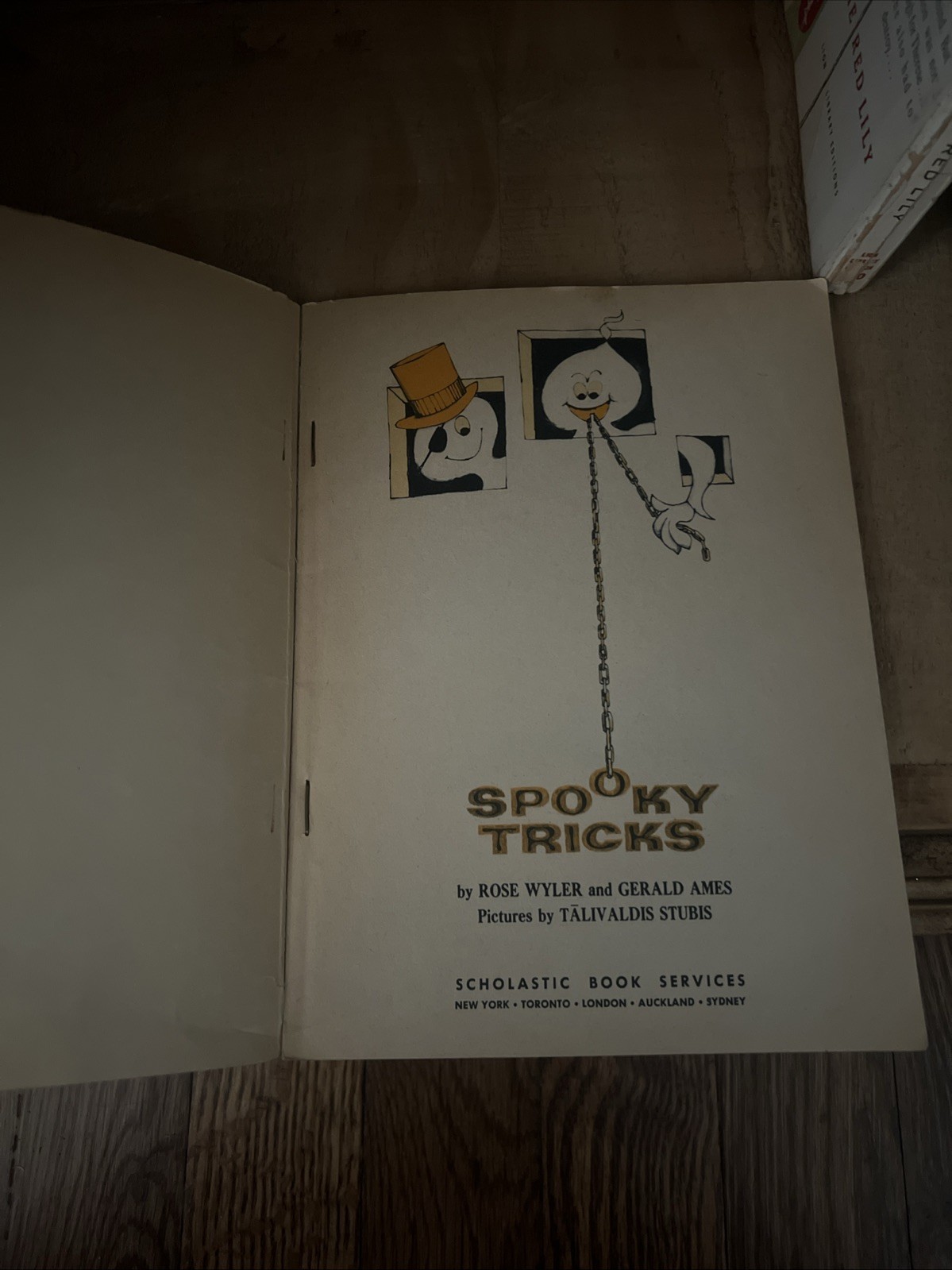 Spooky Tricks By Rose Wyler & Gerald Ames 1968 Childrens Picture Book Paperback