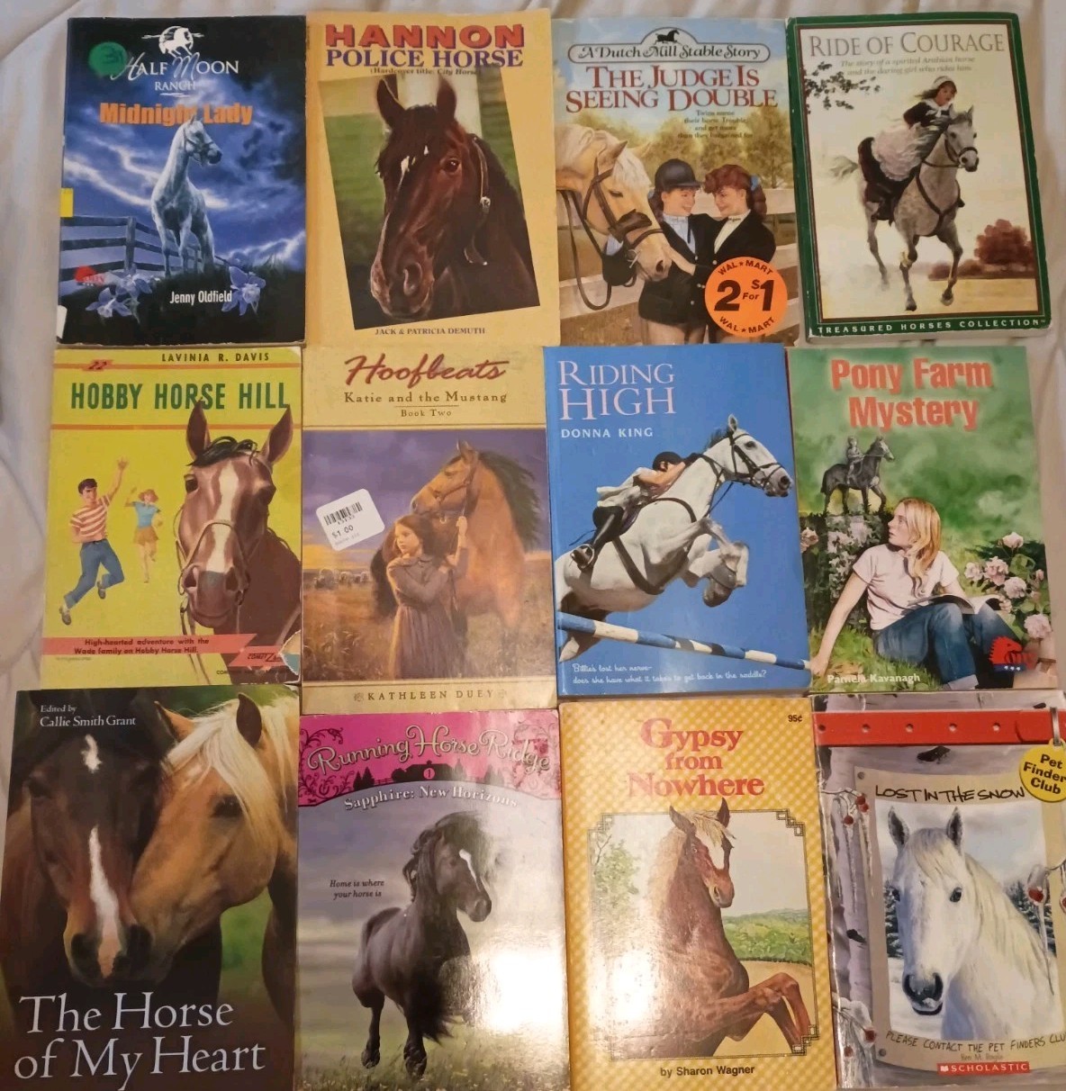 Lot 60+ Vintage to Now Children&rsquo;s Chapter Books On Horses Saddle Club More Read