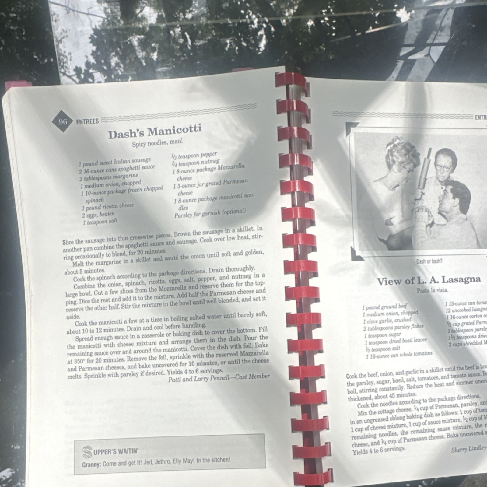 Beverly Hillbillies Granny&rsquo;s Cookbook Spiral Bound Jim Clark Ken Beck 1994