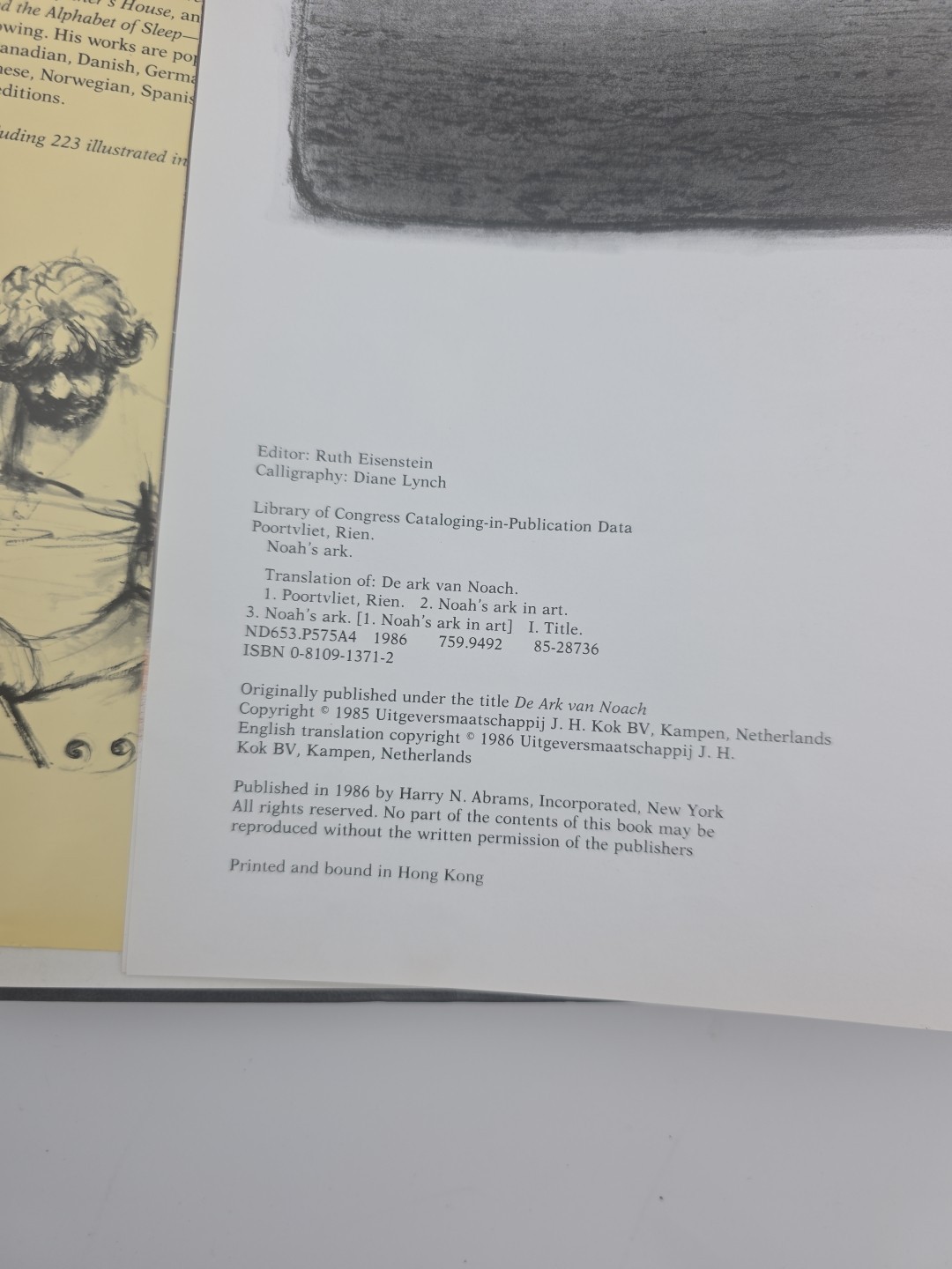 NOAH&rsquo;S ARK Animal Art by Rien Poortvliet Netherlands 1986
