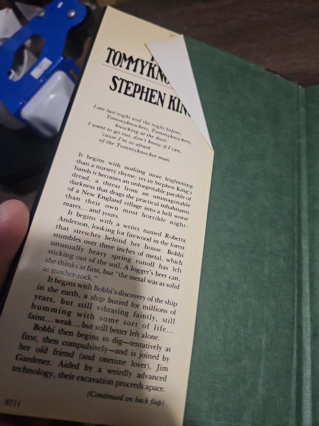 Stephen King The Tommyknockers Hardcover 1987 with Dust Jacket