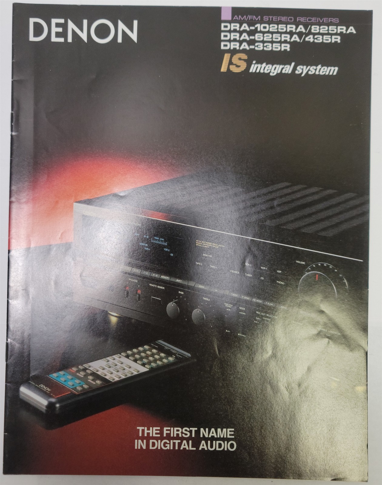 1990&rsquo;s Denon DRA-1025RA/825RA, DRA-625RA/435R DRA-335R Stereo Receivers Brochure