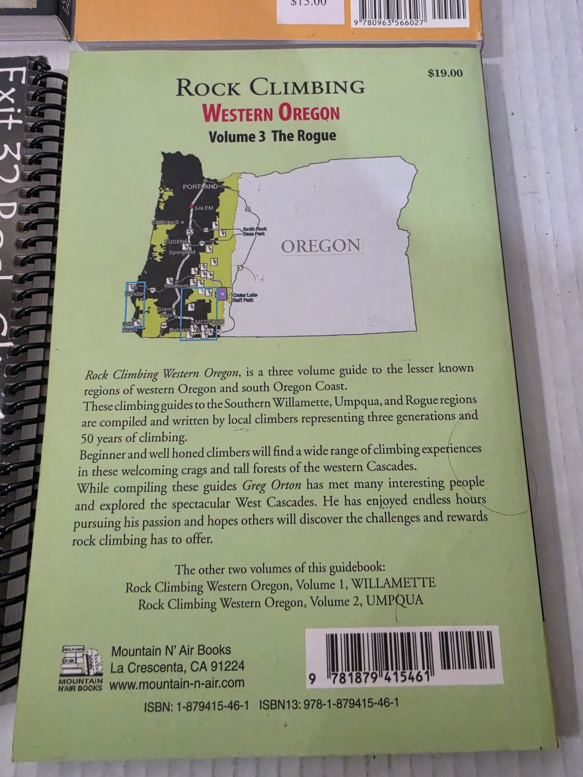 Lot Of 4 Pacific Northwest Rock Climbing Books – Oregon Washington Idaho