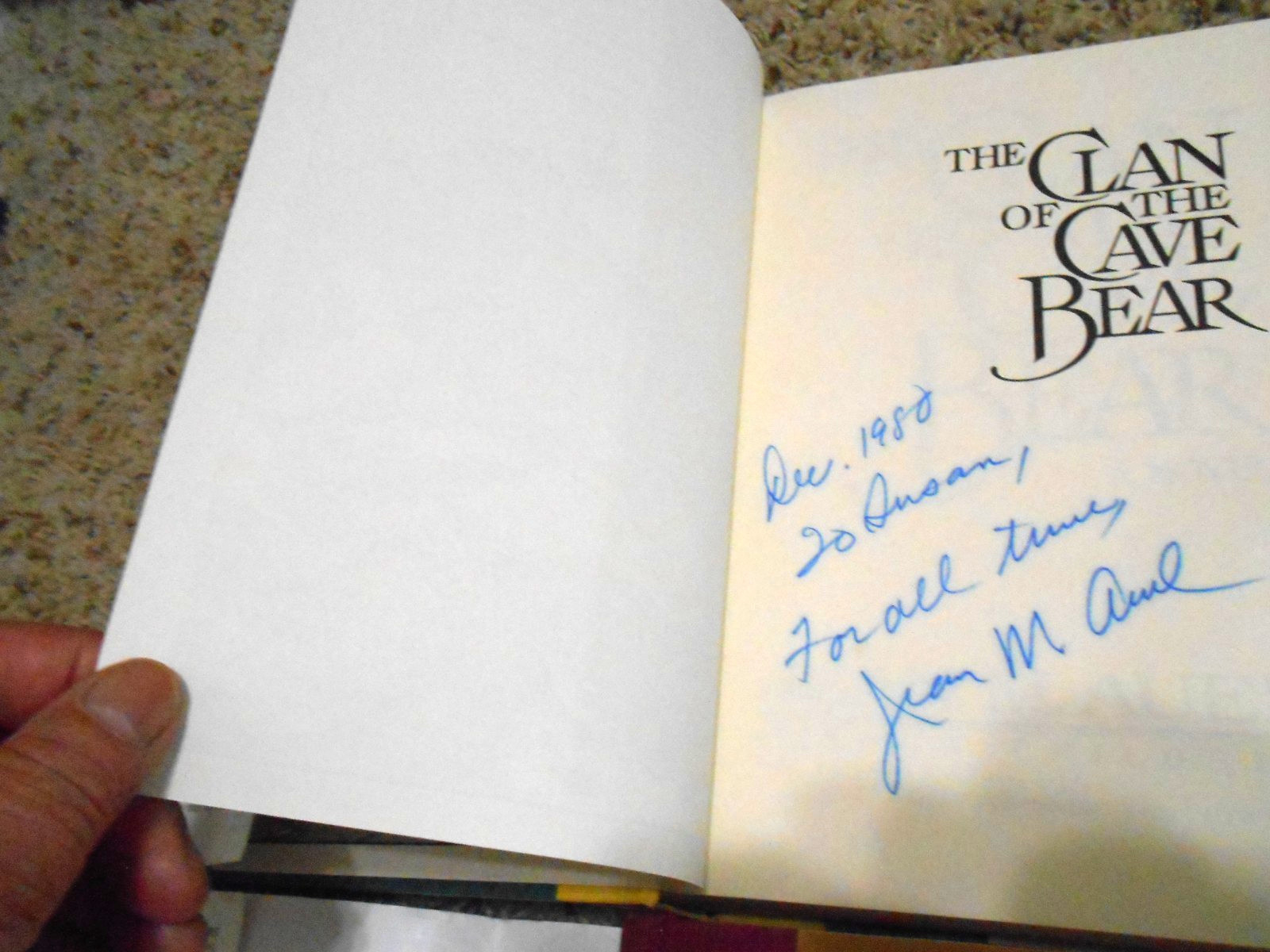 Jean M Auel EARTH&rsquo;S CHILDREN 6 Vo Set 3 BCE 2-1st/1st 1 SIGNED -HC/DJ 1GC-VGC