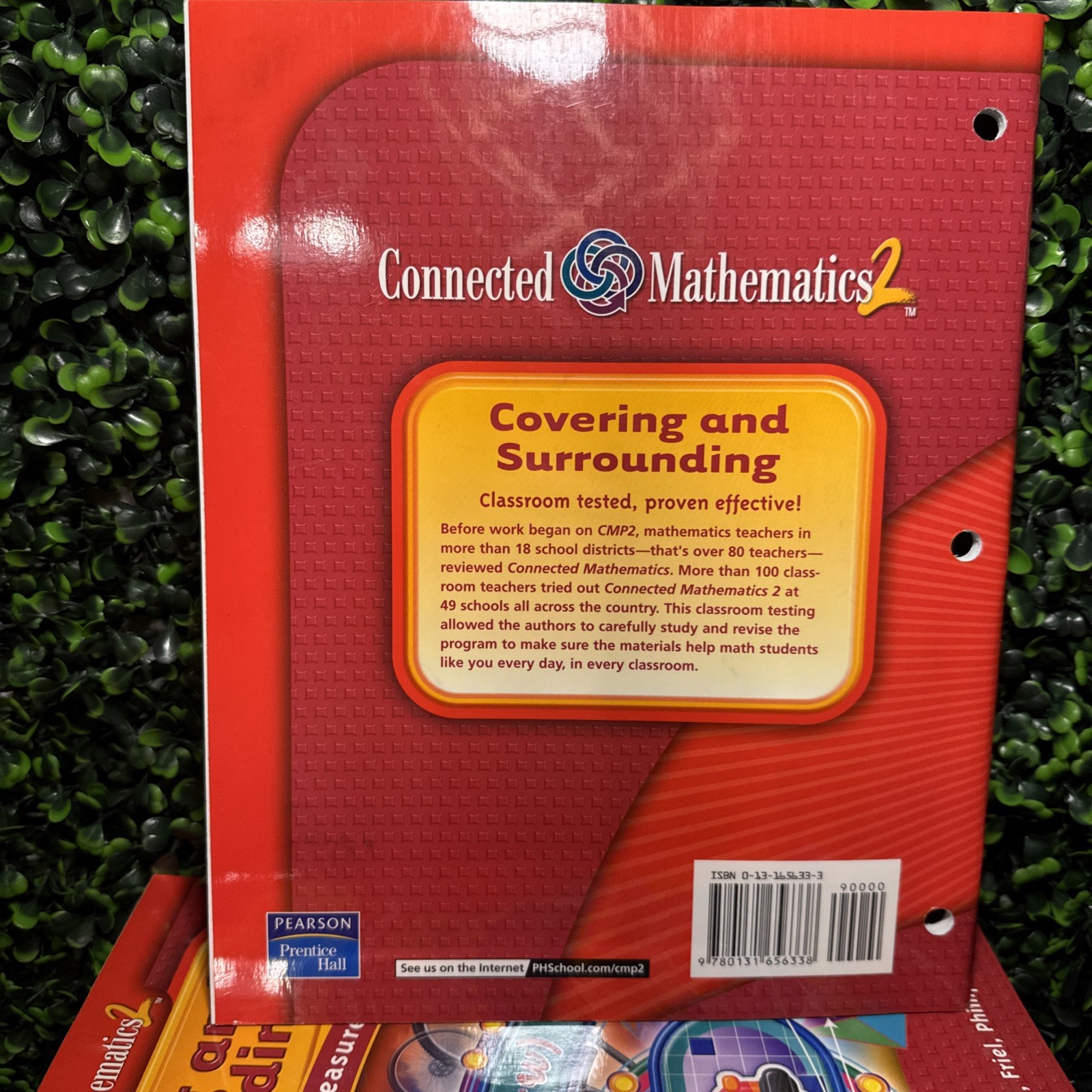 CONNECTED MATHEMATICS COVERING AND SURROUNDING STUDENT By Prentice Hall BNEW!