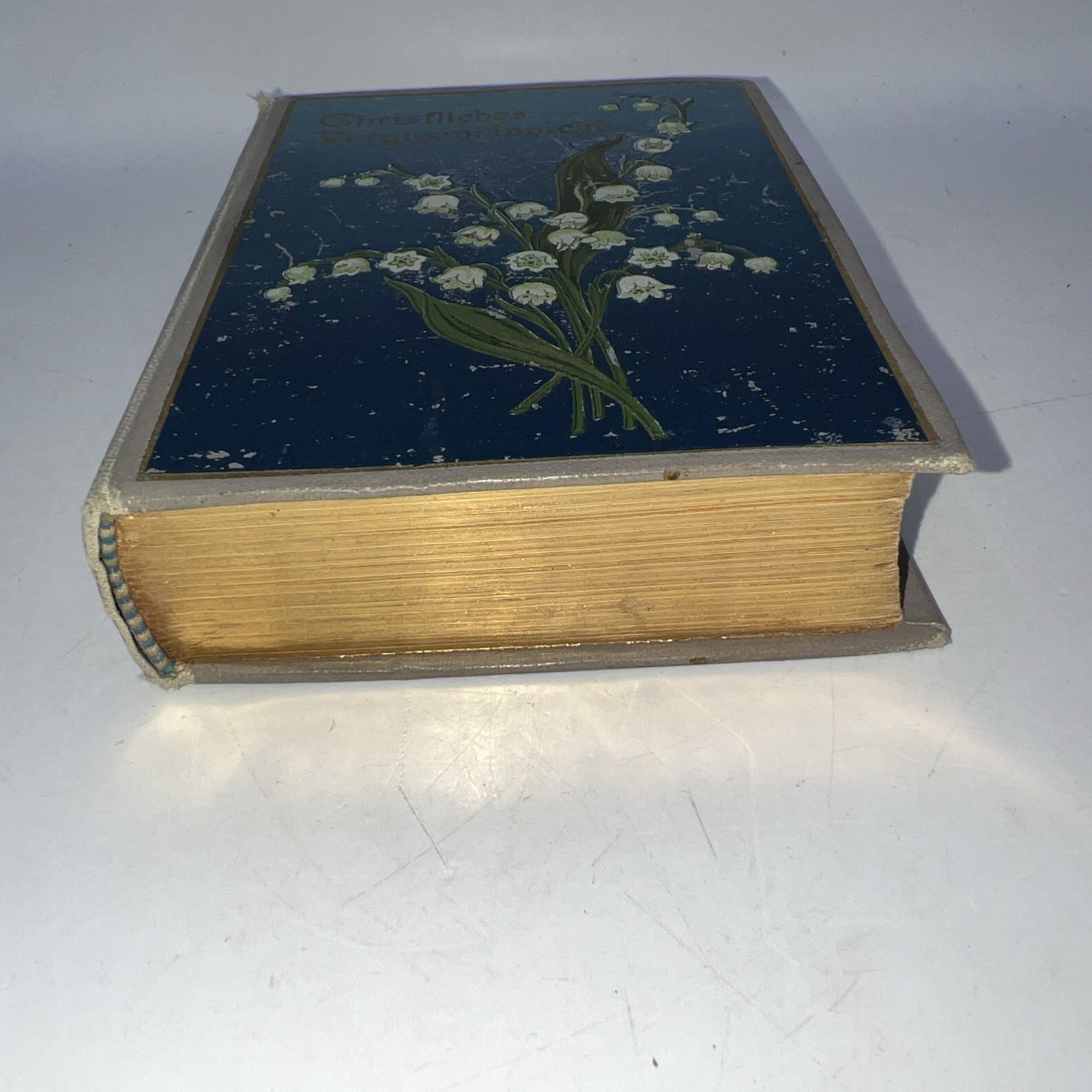 Vintage Forget Me Not German Prayer Book « Christliches Vergissmeinnicht »
