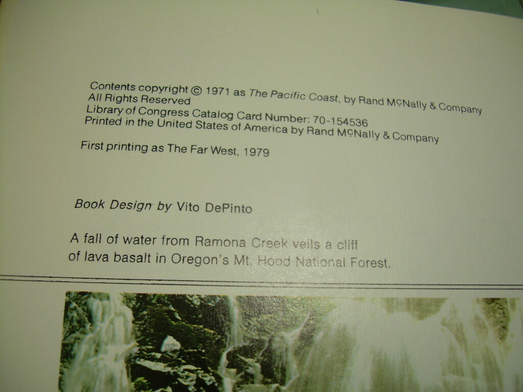 The Far West 1979 Ray Atkeson * NATURE PHOTOGRAPHY California Washington Oregon