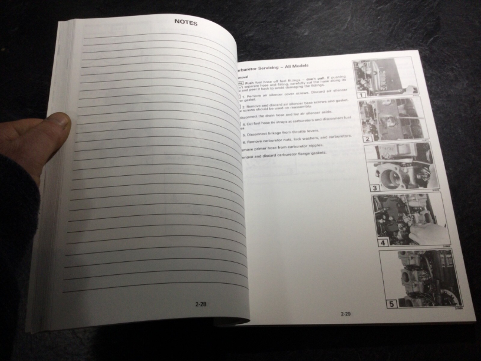 1997 Johnson & Evinrude « EU » 50, 60, 65 70 HP 3-Cylinder Outboard Service Manual