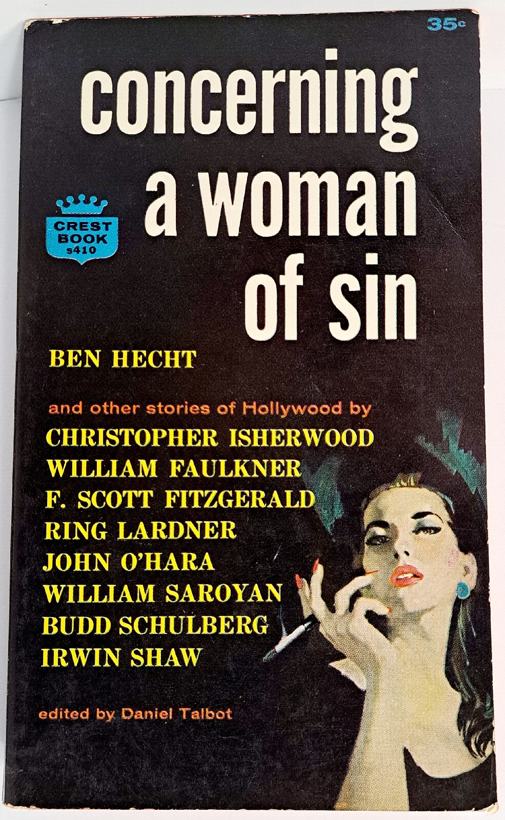 concerning a woman of sin by Ben Hecht ~ Crest Books 1st Ed PB 1960