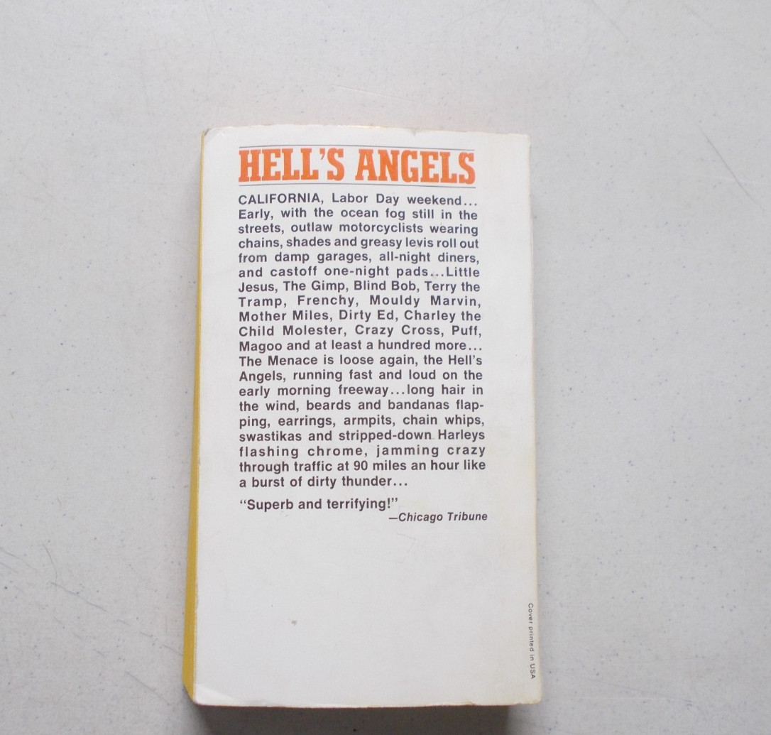 * Hell&rsquo;s Angels – Hunter S. Thompson – Vintage Paperback