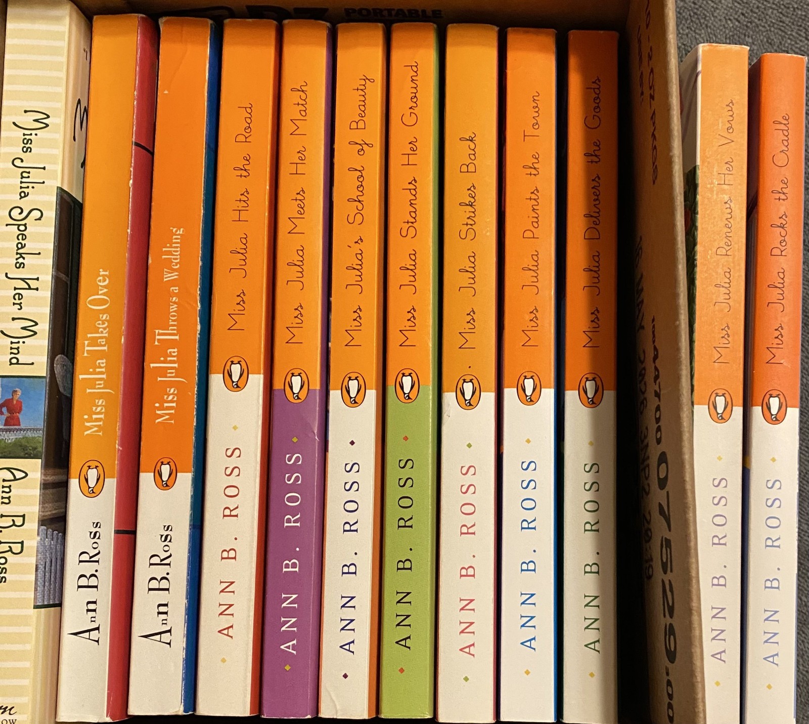 Lot of Miss Julia Books, First 12 in the series, Soft cover, Ann B. Ross